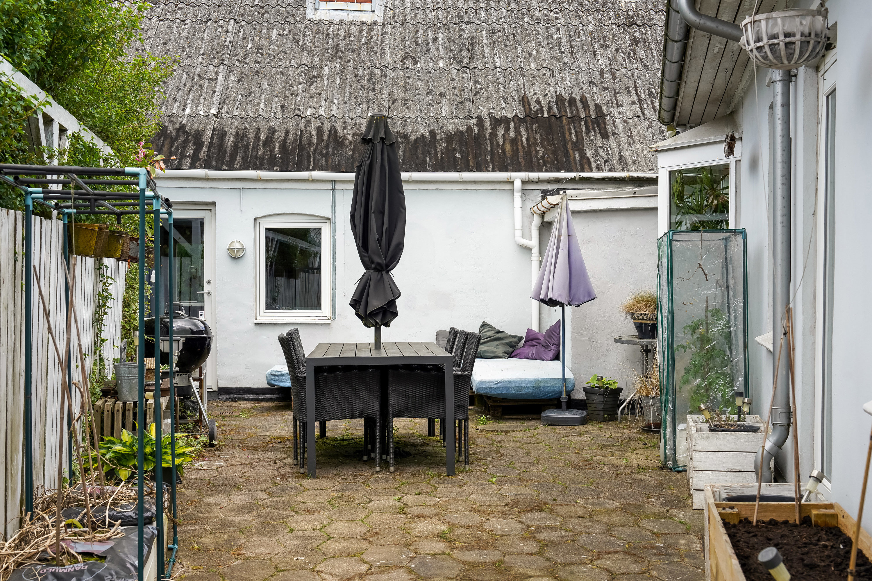 Fremhævet terrasse billede i fuldskærmstilstand. Billede af Hesselballevej 30, 7171 Uldum