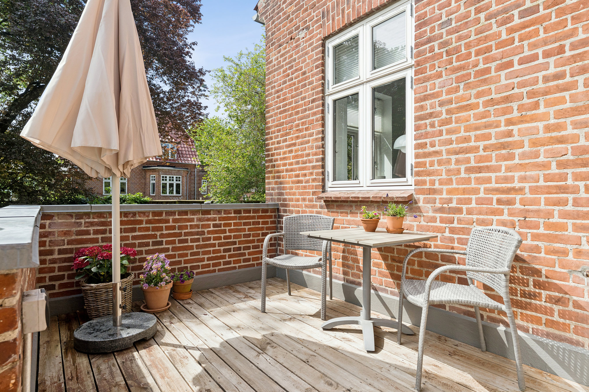 Fremhævet terrasse billede i fuldskærmstilstand. Billede af Langgade 13, Randers By, 8920 Randers NV