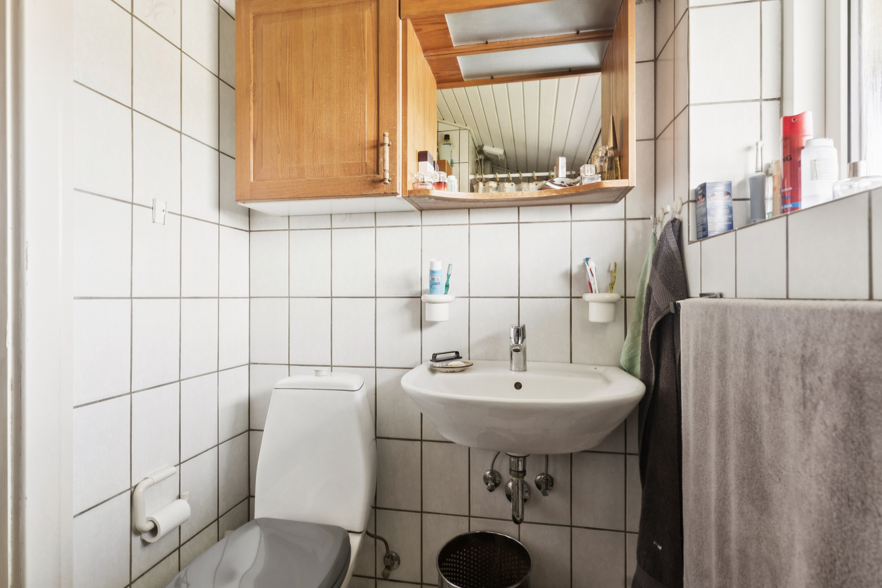 Fremhævet badeværelse billede i fuldskærmstilstand. Billede af Bredgade 2, 8850 Bjerringbro