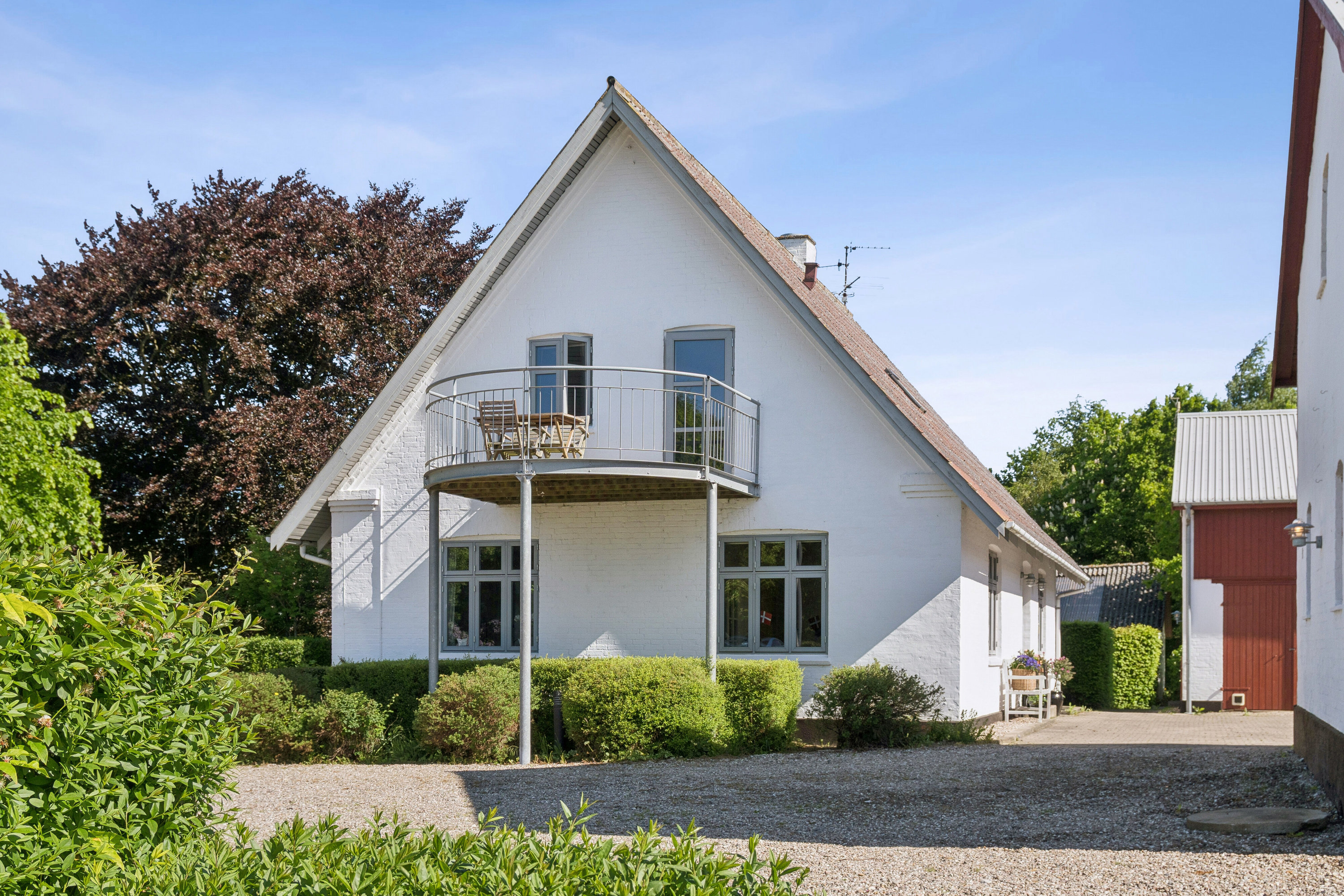 Fremhævet set fra vejen billede i fuldskærmstilstand. Billede af Klovbygade 18, 4490 Jerslev Sjælland