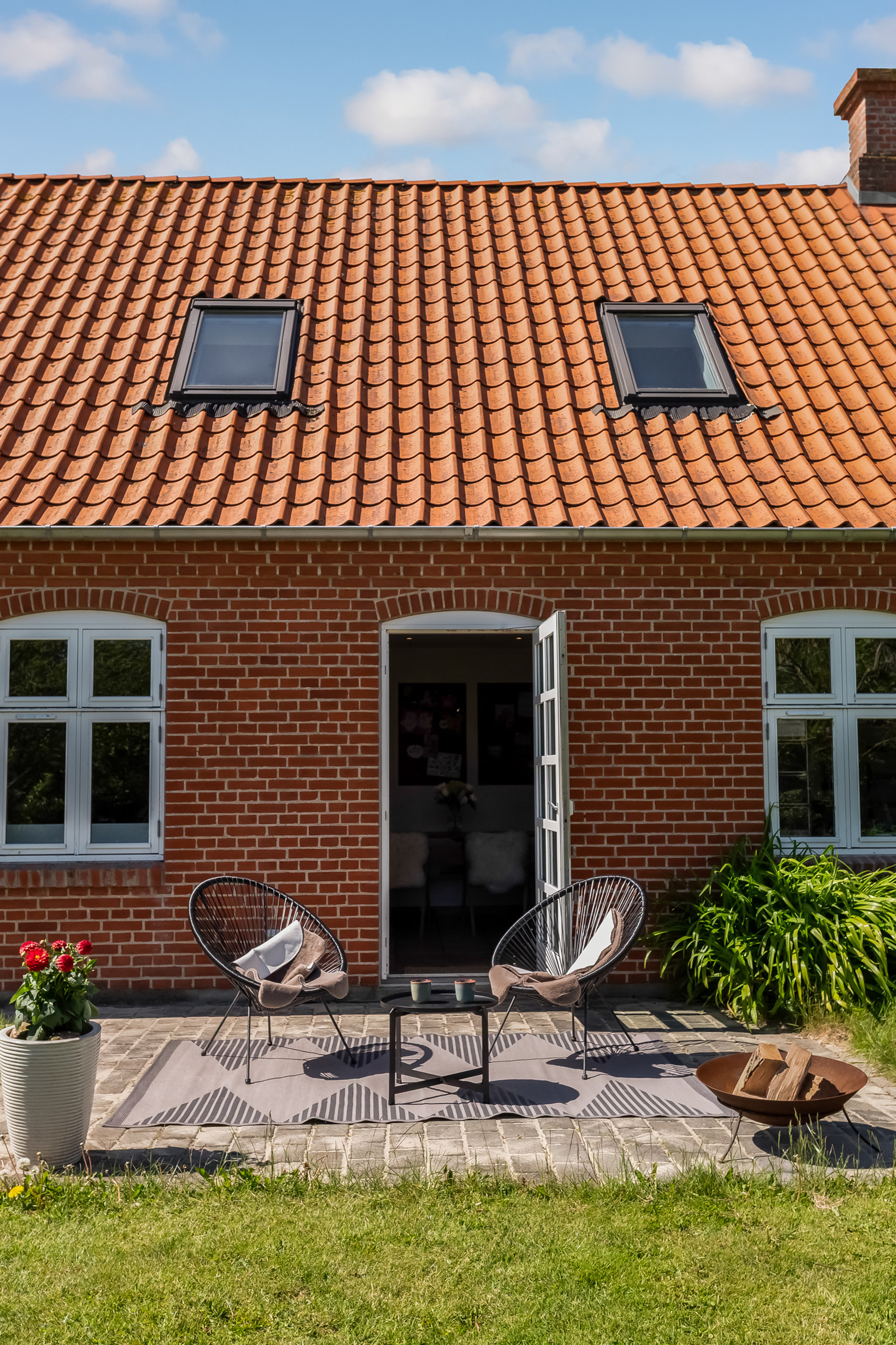 Fremhævet terrasse billede i fuldskærmstilstand. Billede af Stamphøjvej 26, Dybe, 7620 Lemvig