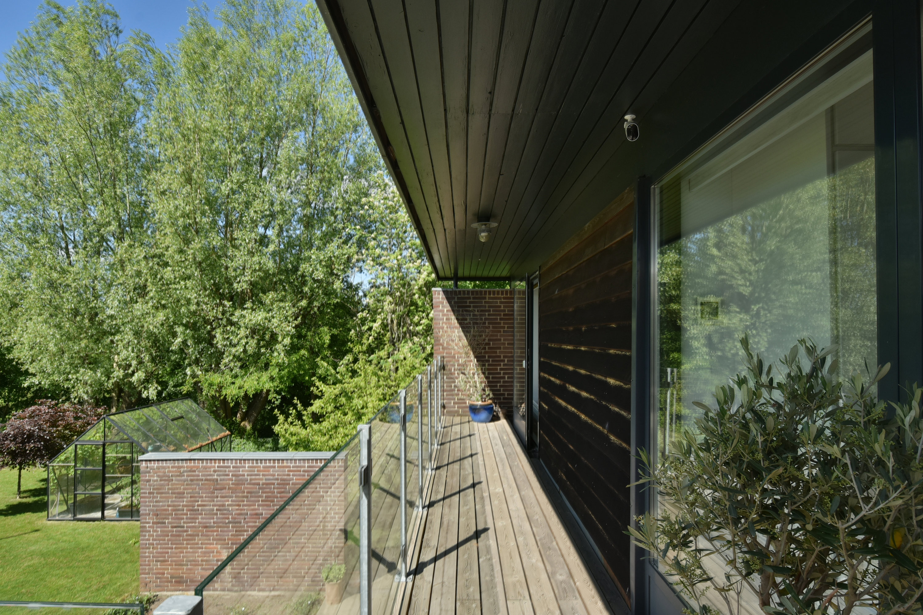 Fremhævet tagterrasse billede i fuldskærmstilstand. Billede af Spinkebjerg 8, Gjellerup, 7400 Herning