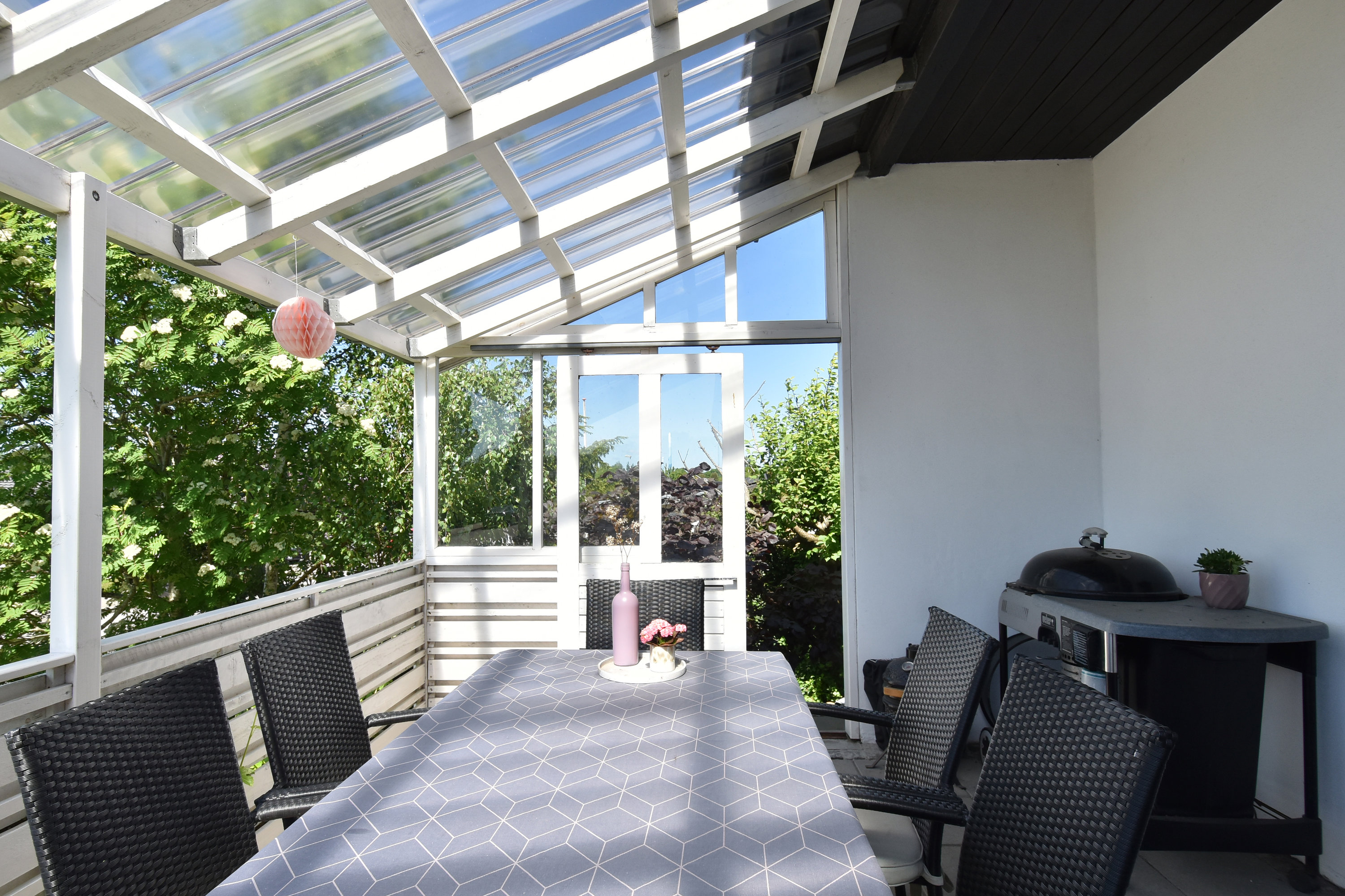 Fremhævet overdækket terrasse billede i fuldskærmstilstand. Billede af Heimdalsvej 30, 7400 Herning