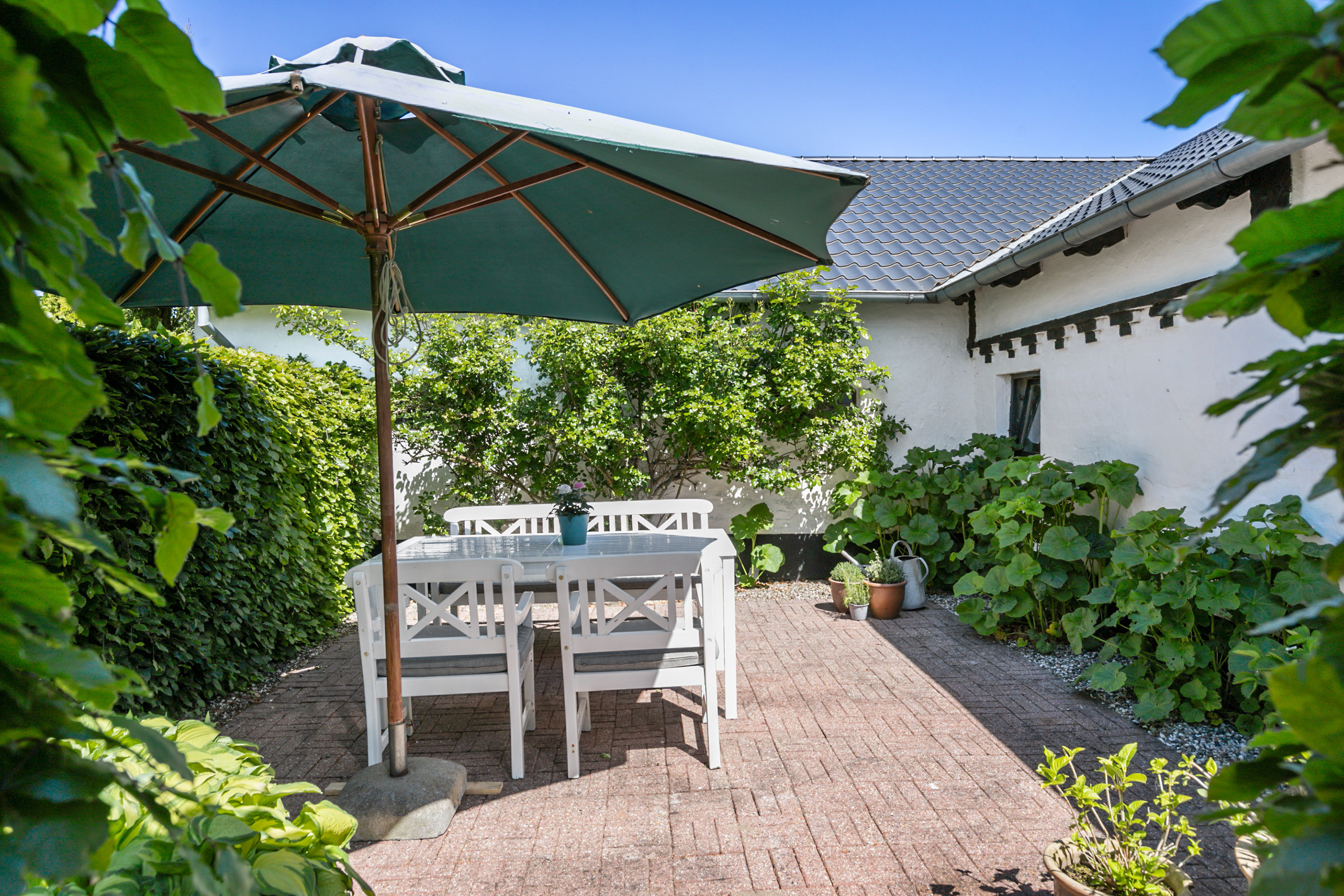 Fremhævet terrasse billede i fuldskærmstilstand. Billede af Glerupvej 188, Glerup, 9631 Gedsted