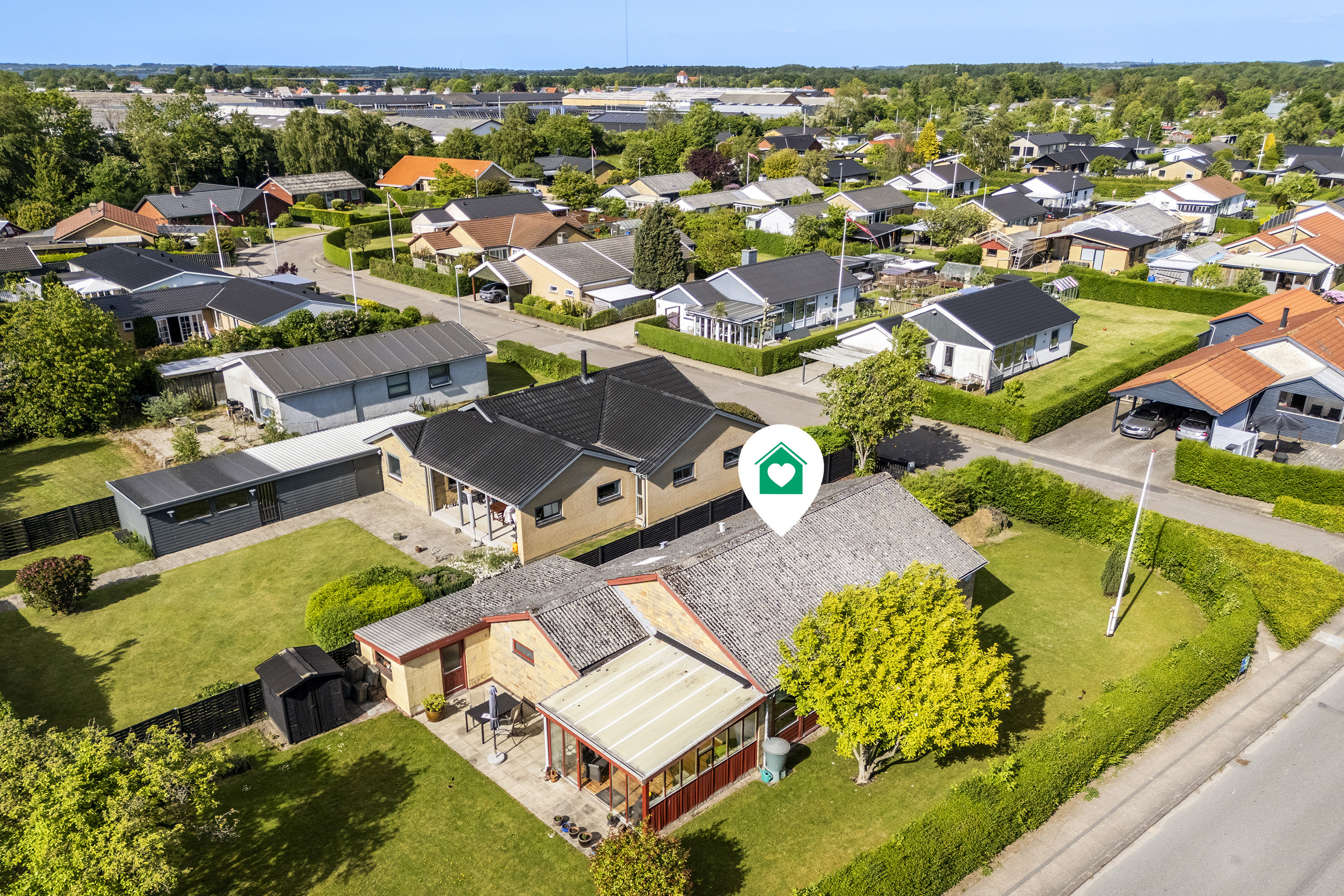 Fremhævet ejendommen billede i fuldskærmstilstand. Billede af Humlehaven 1, 6400 Sønderborg