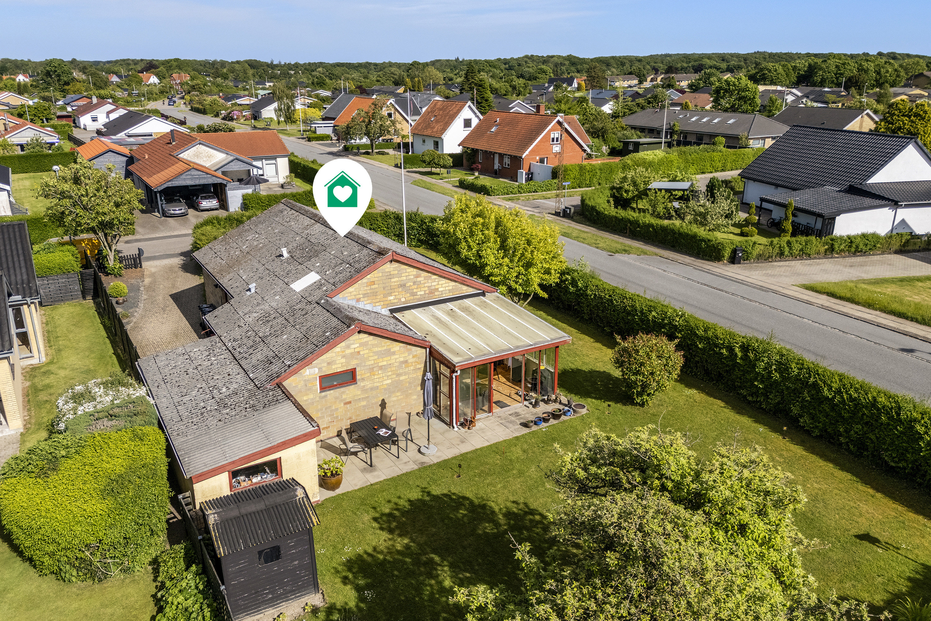 Fremhævet ejendommen billede i fuldskærmstilstand. Billede af Humlehaven 1, 6400 Sønderborg