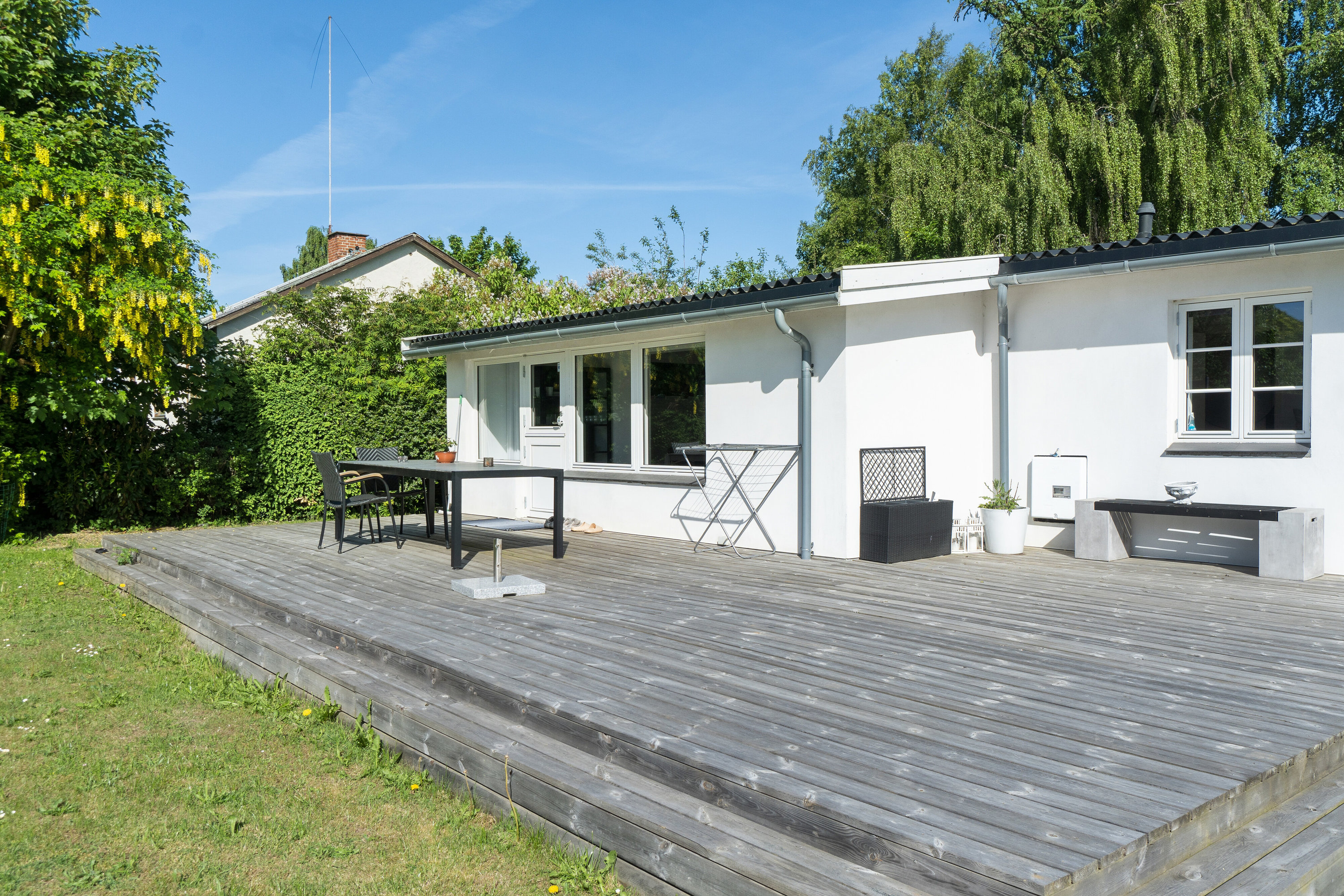 Fremhævet set fra haven billede i fuldskærmstilstand. Billede af Pilegårdsvej 4, Skovsø, 4200 Slagelse