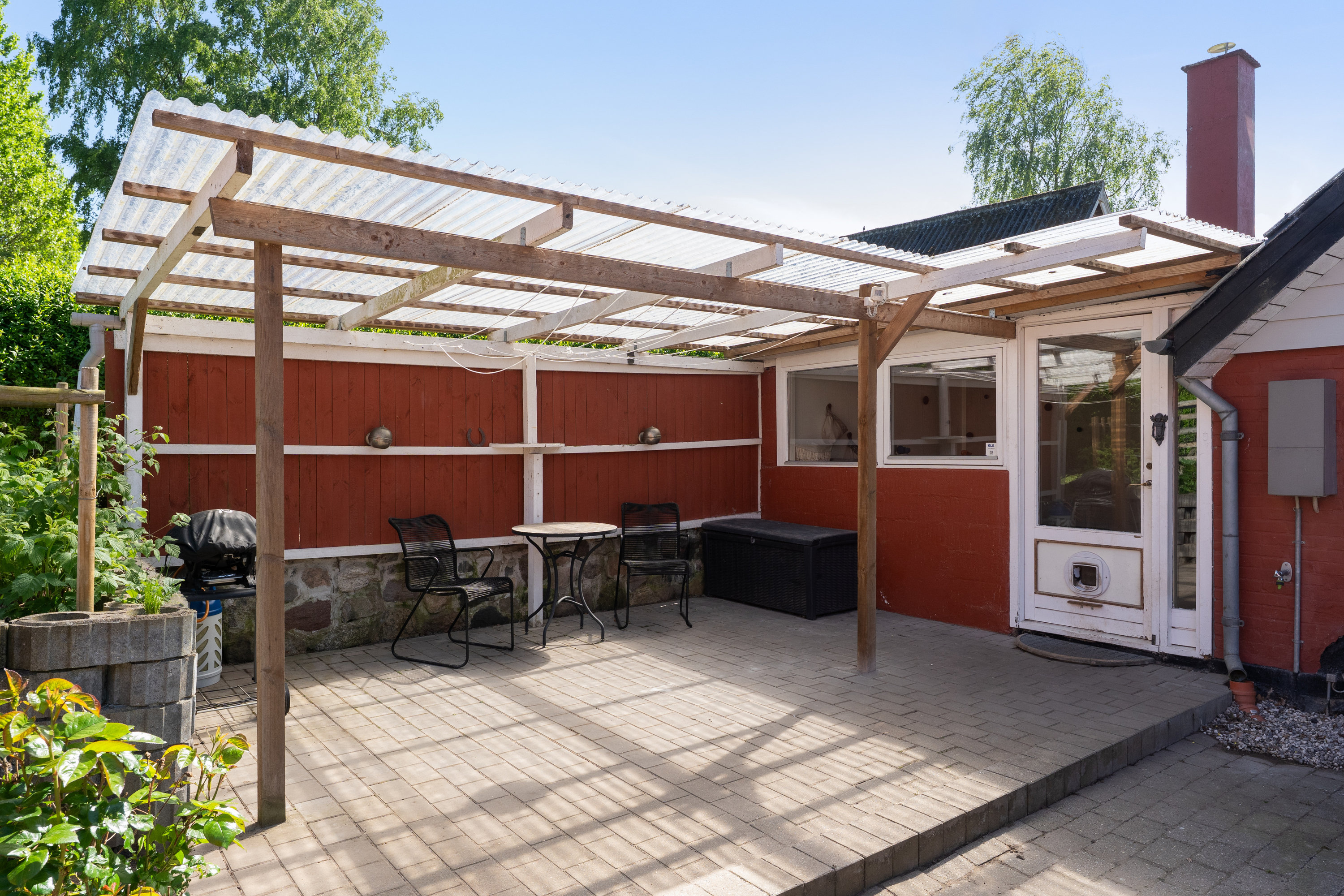 Fremhævet terrasse billede i fuldskærmstilstand. Billede af Hjorthedevej 40A, 8850 Bjerringbro
