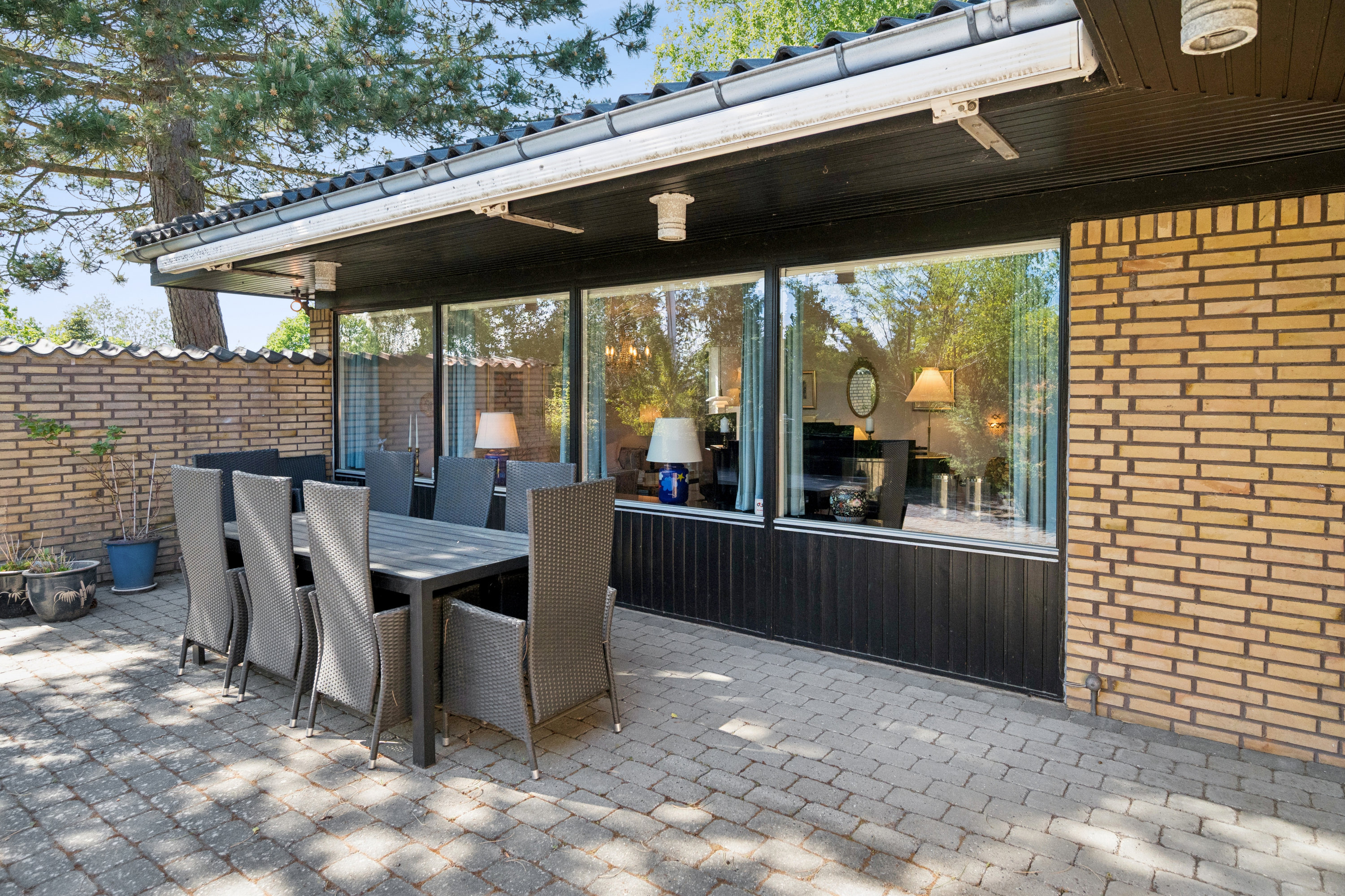 Fremhævet terrasse billede i fuldskærmstilstand. Billede af Skovvangen 3, 8500 Grenaa
