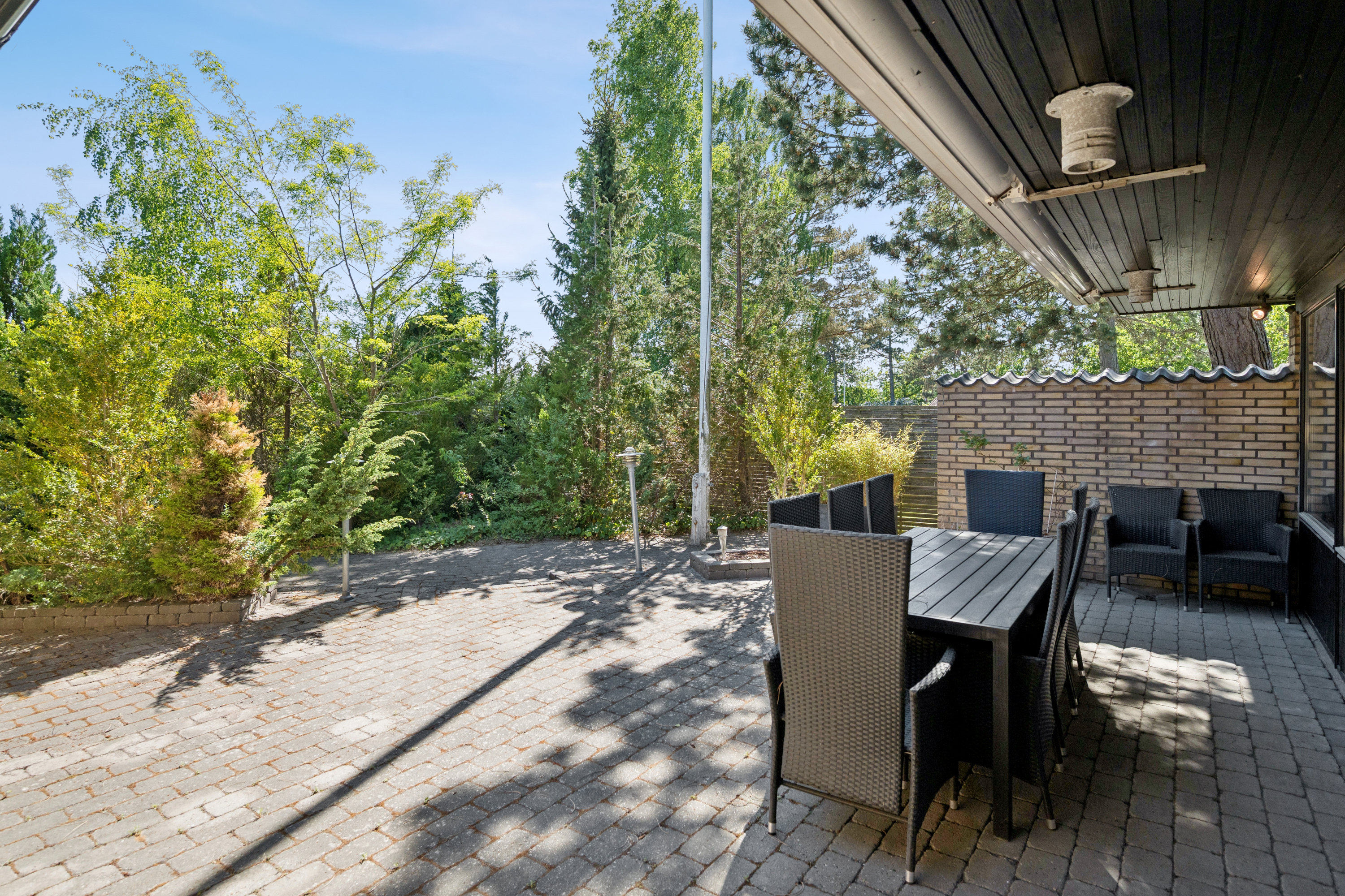 Fremhævet terrasse billede i fuldskærmstilstand. Billede af Skovvangen 3, 8500 Grenaa