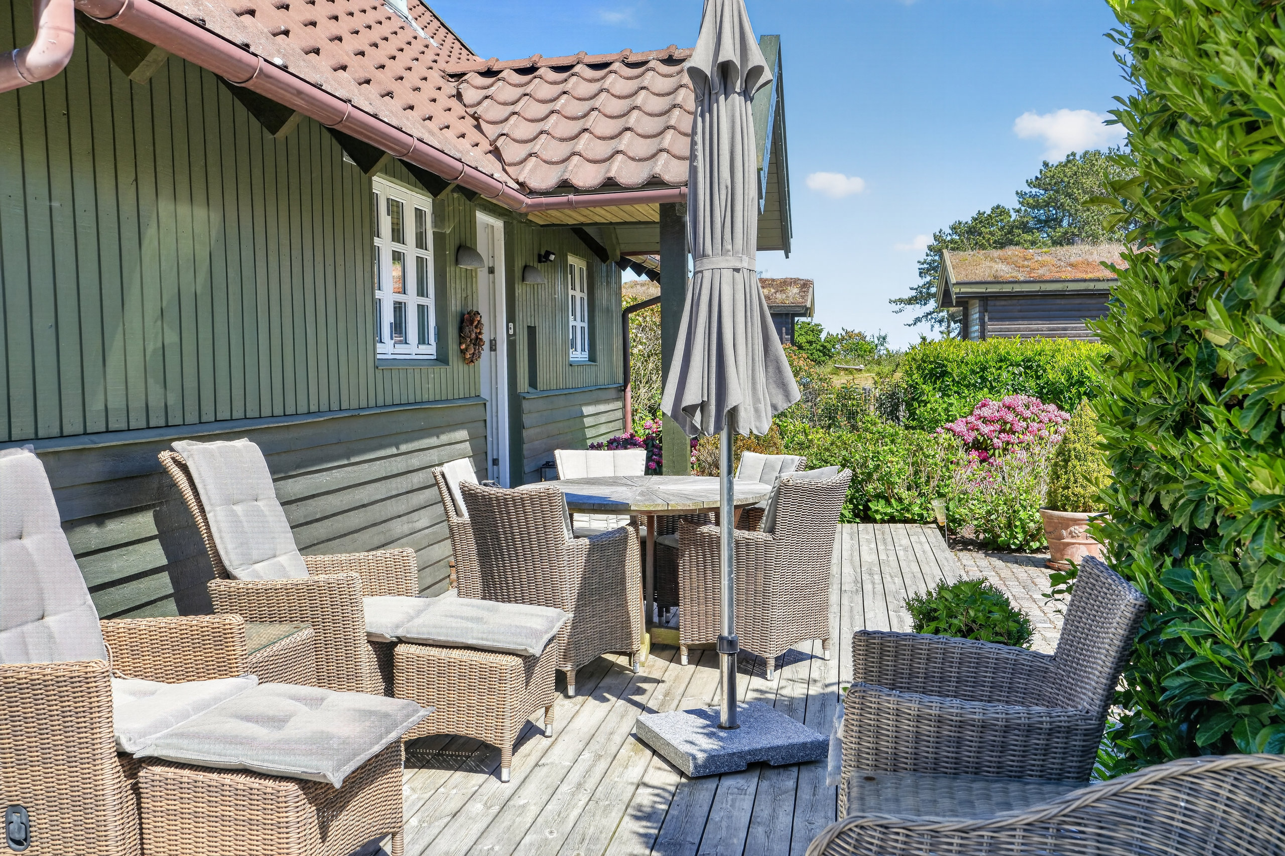 Fremhævet terrasse billede i fuldskærmstilstand. Billede af Bentvedsvej 19, 4581 Rørvig