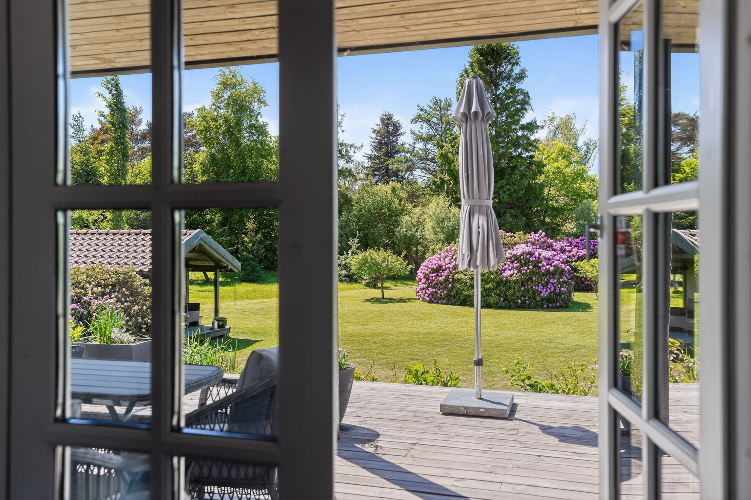 Fremhævet terrasse billede i fuldskærmstilstand. Billede af Bentvedsvej 19, 4581 Rørvig