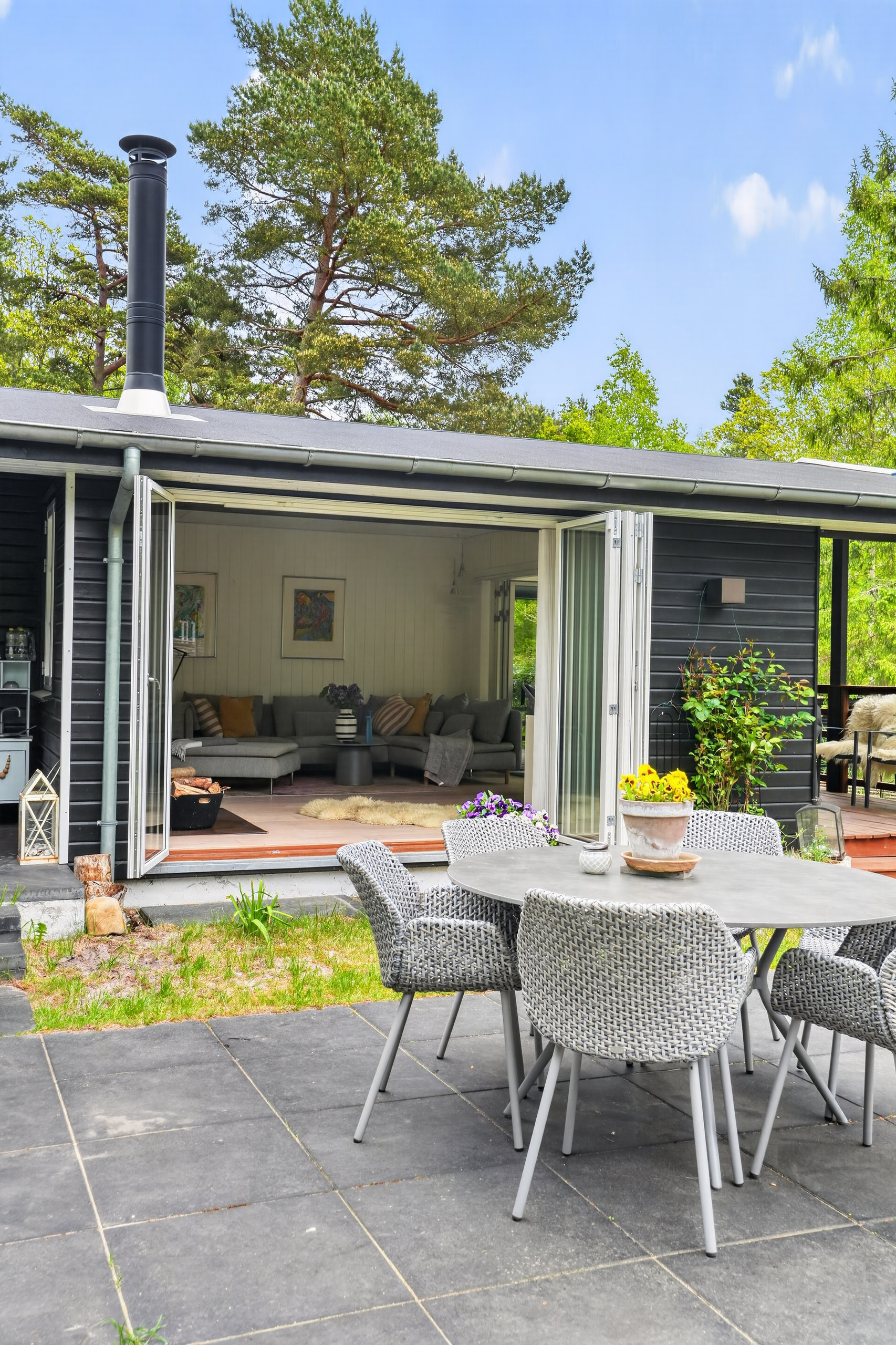 Fremhævet terrasse billede i fuldskærmstilstand. Billede af Telegrafvej 19, 4581 Rørvig