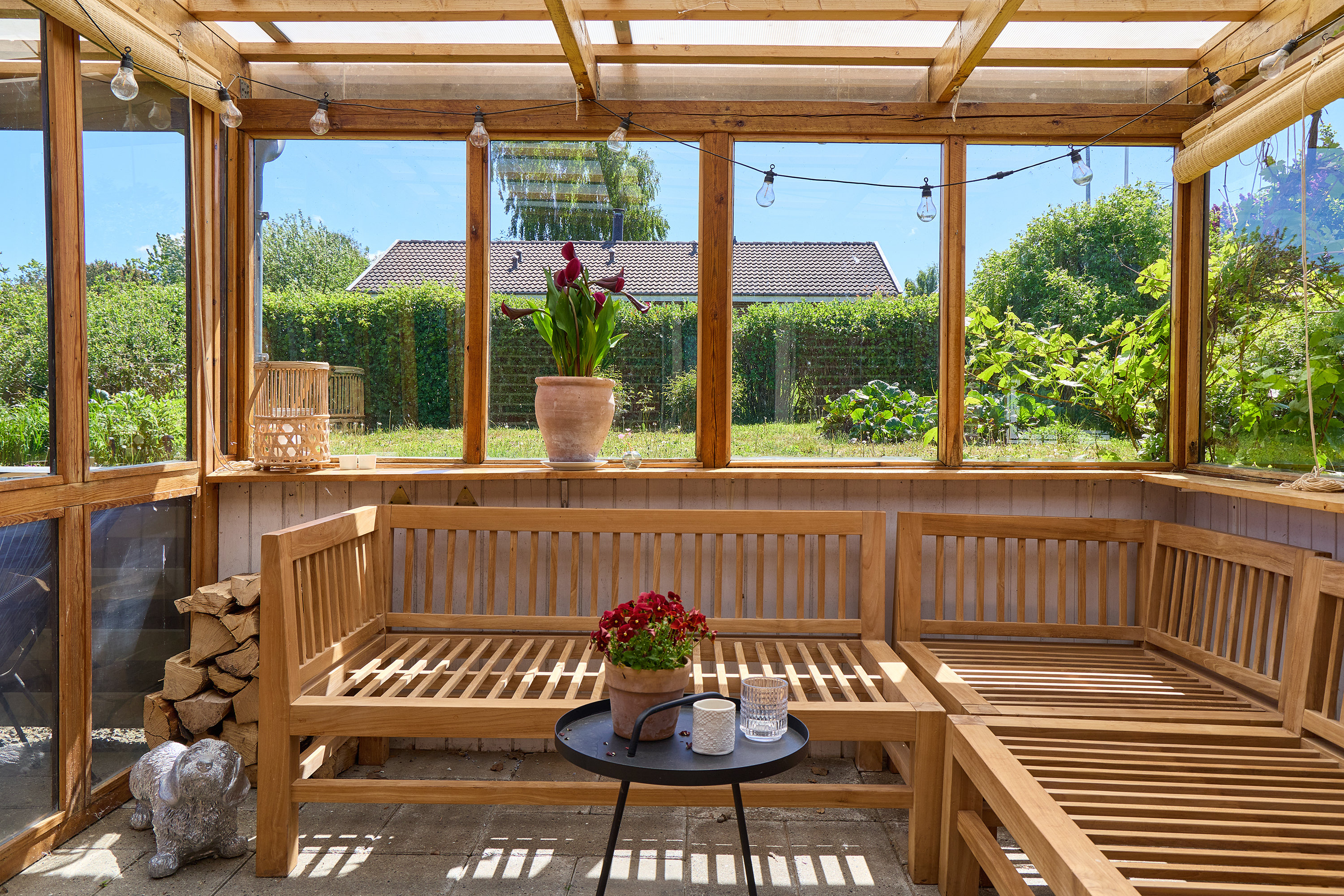 Fremhævet terrasse billede i fuldskærmstilstand. Billede af Skærbakken 2, 3210 Vejby