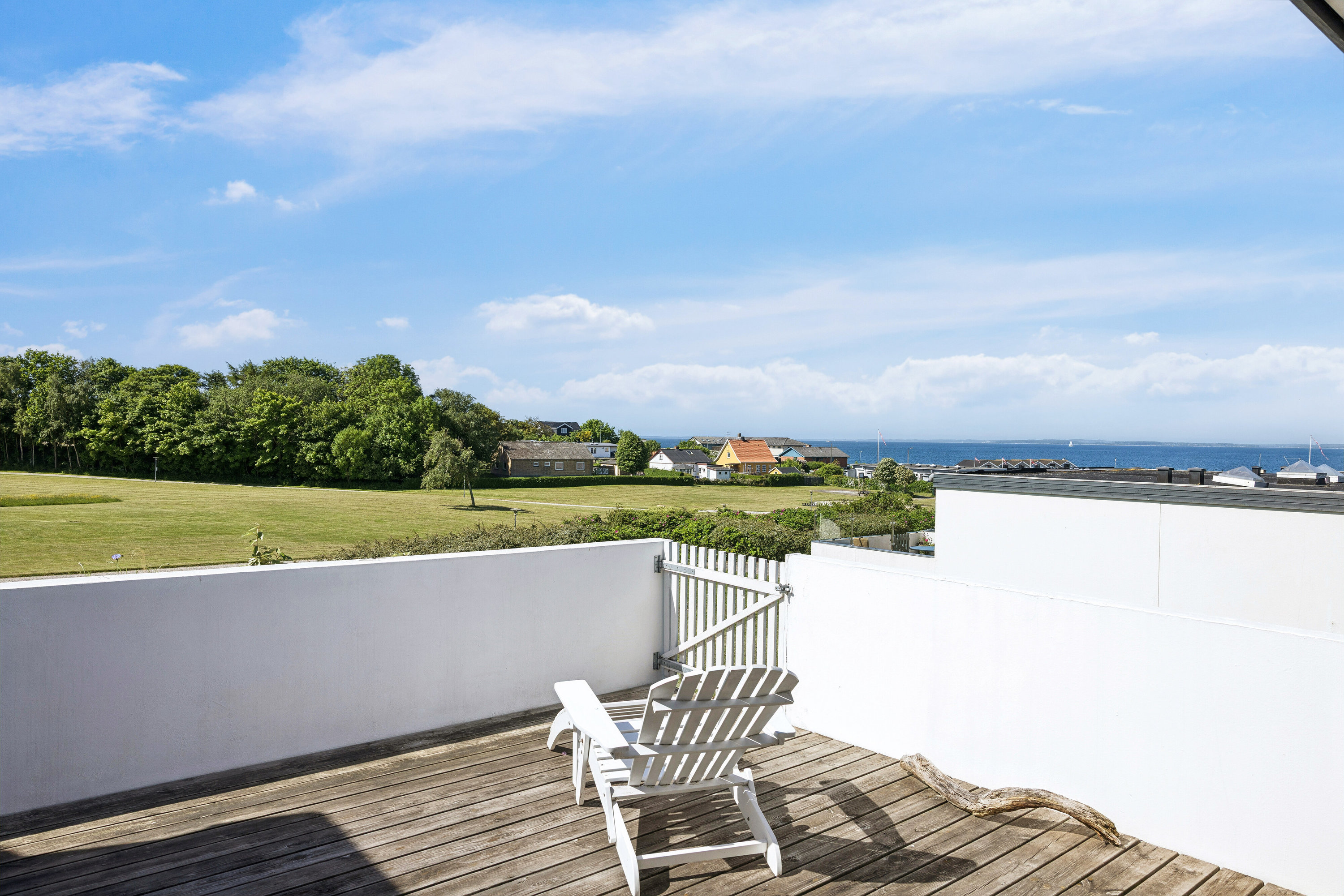 Fremhævet tagterrasse billede i fuldskærmstilstand. Billede af Dageløkke Marina 21B, Dageløkke, 5953 Tranekær