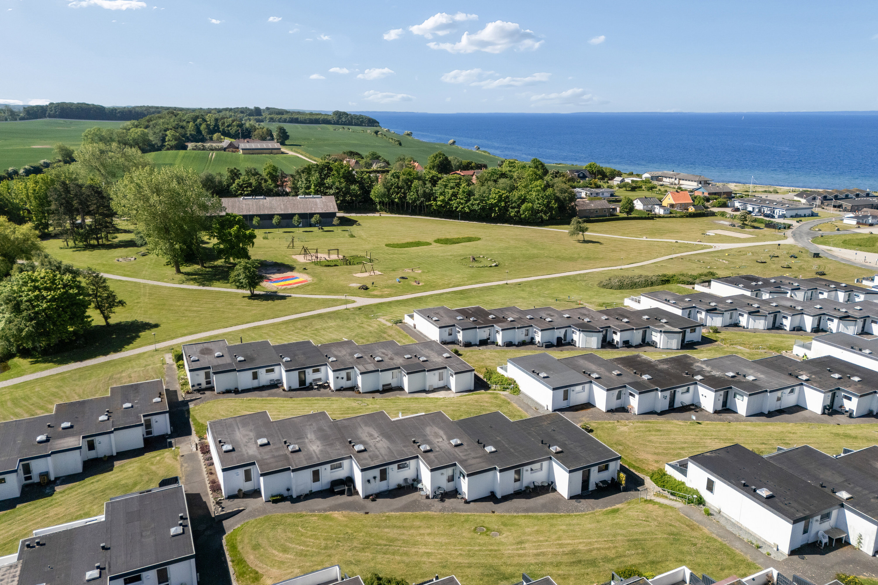 Fremhævet luftfoto billede i fuldskærmstilstand. Billede af Dageløkke Marina 21B, Dageløkke, 5953 Tranekær