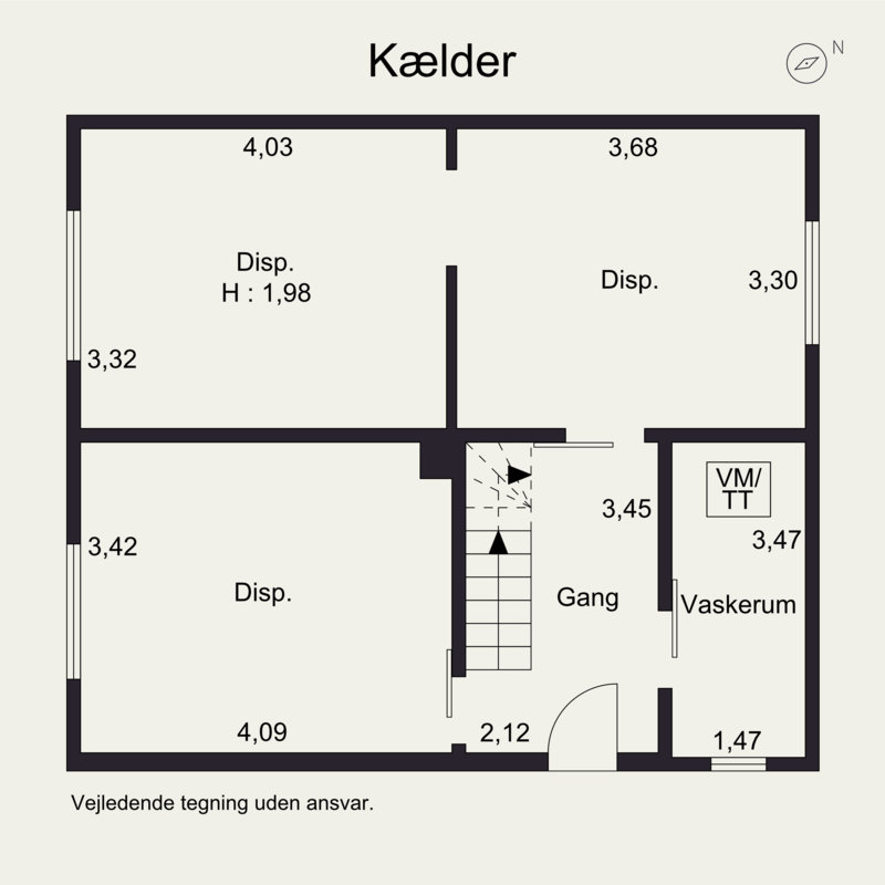 Plantegninger billede af Kirkhøjvej 8, 6520 Toftlund