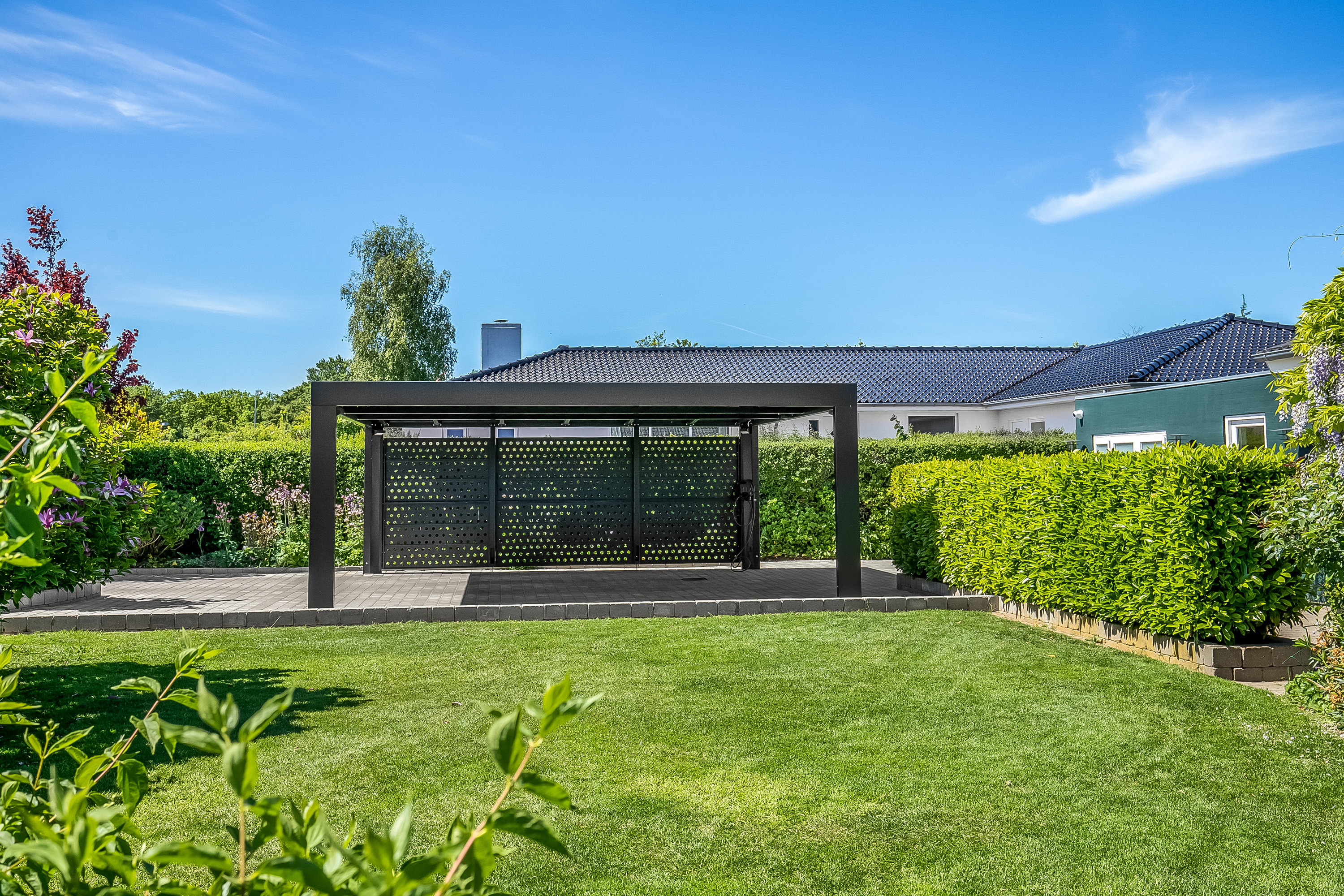 Fremhævet carport billede i fuldskærmstilstand. Billede af Hørvangen 16, Bredballe, 7120 Vejle Øst