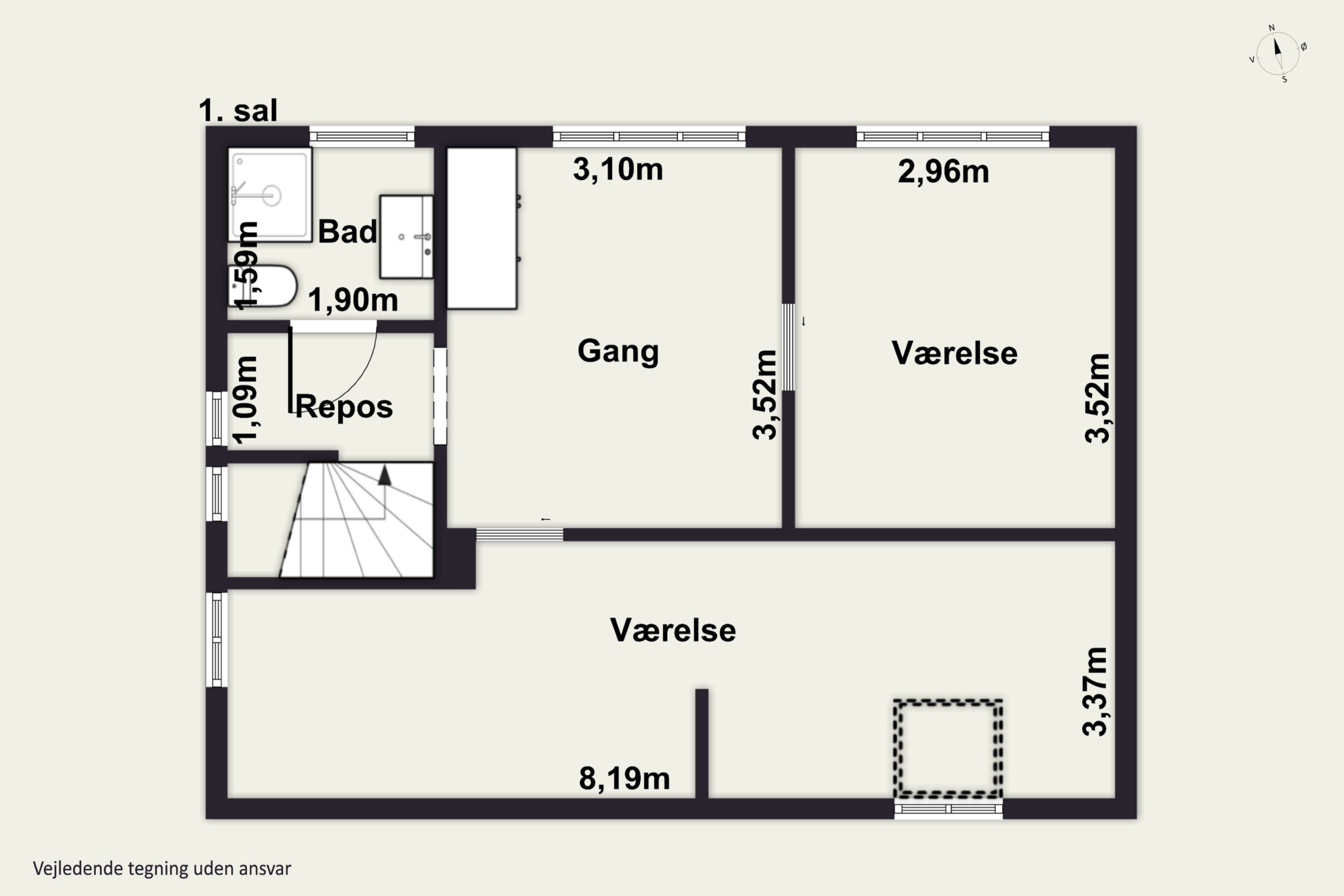 Plantegninger billede af Smedegade 30, Aakirkeby, 3720 Aakirkeby