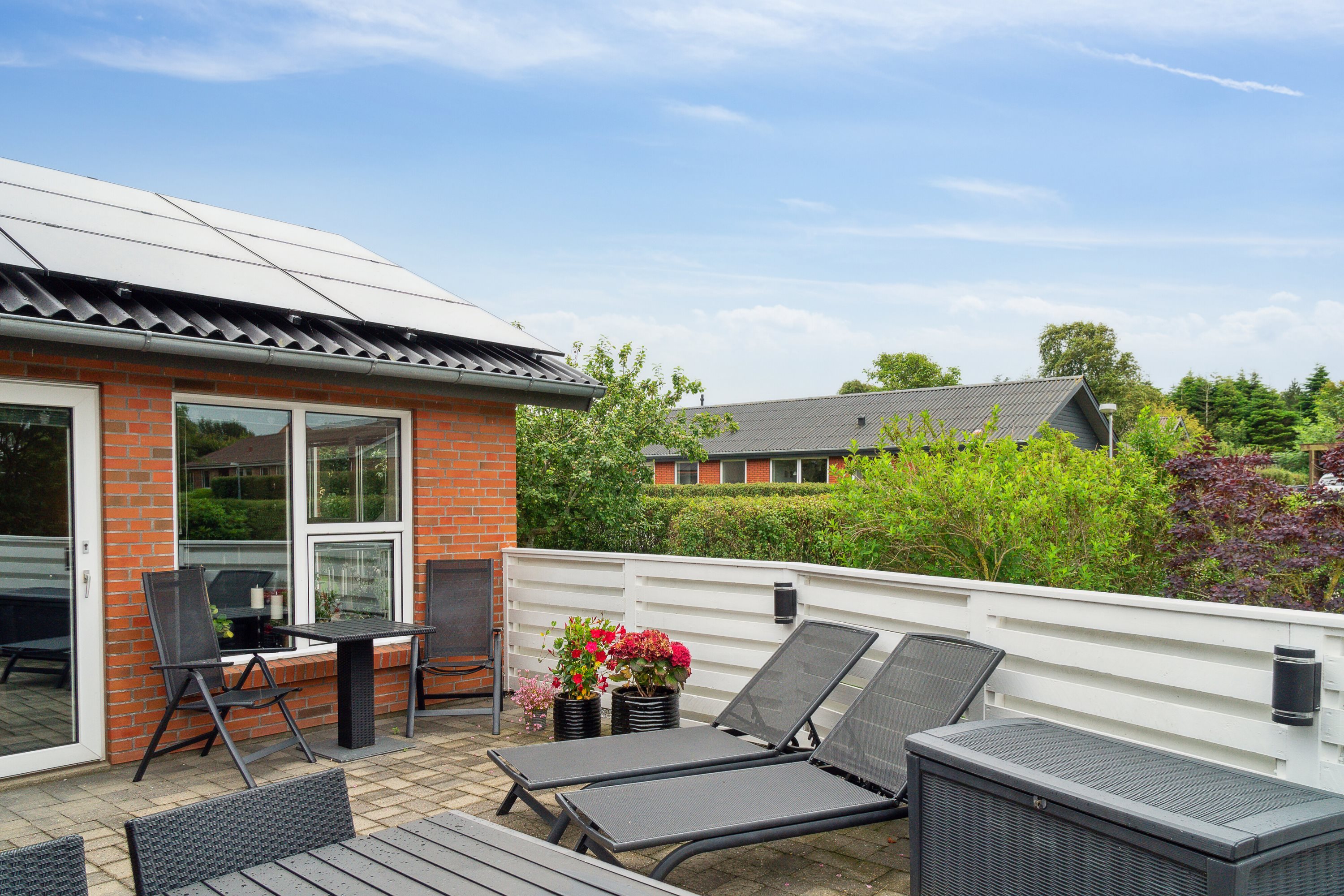 Fremhævet terrasse billede i fuldskærmstilstand. Billede af Odinsvej 24, Koldby, 7752 Snedsted