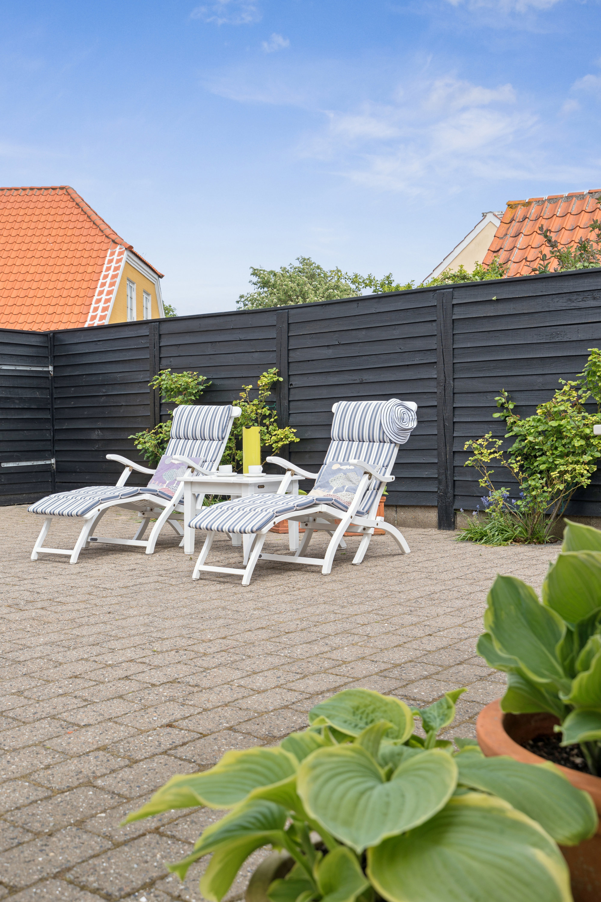 Fremhævet terrasse billede i fuldskærmstilstand. Billede af Kappelborgvej 5, Midtbyen, 9990 Skagen