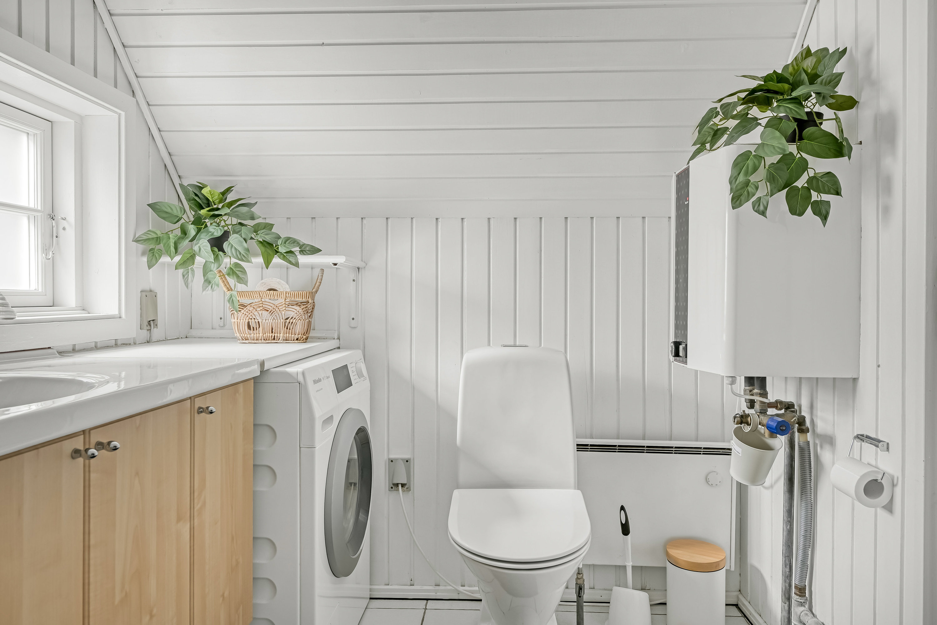 Fremhævet toilet billede i fuldskærmstilstand. Billede af Norges Fjelde 44, Fanø Bad, 6720 Fanø