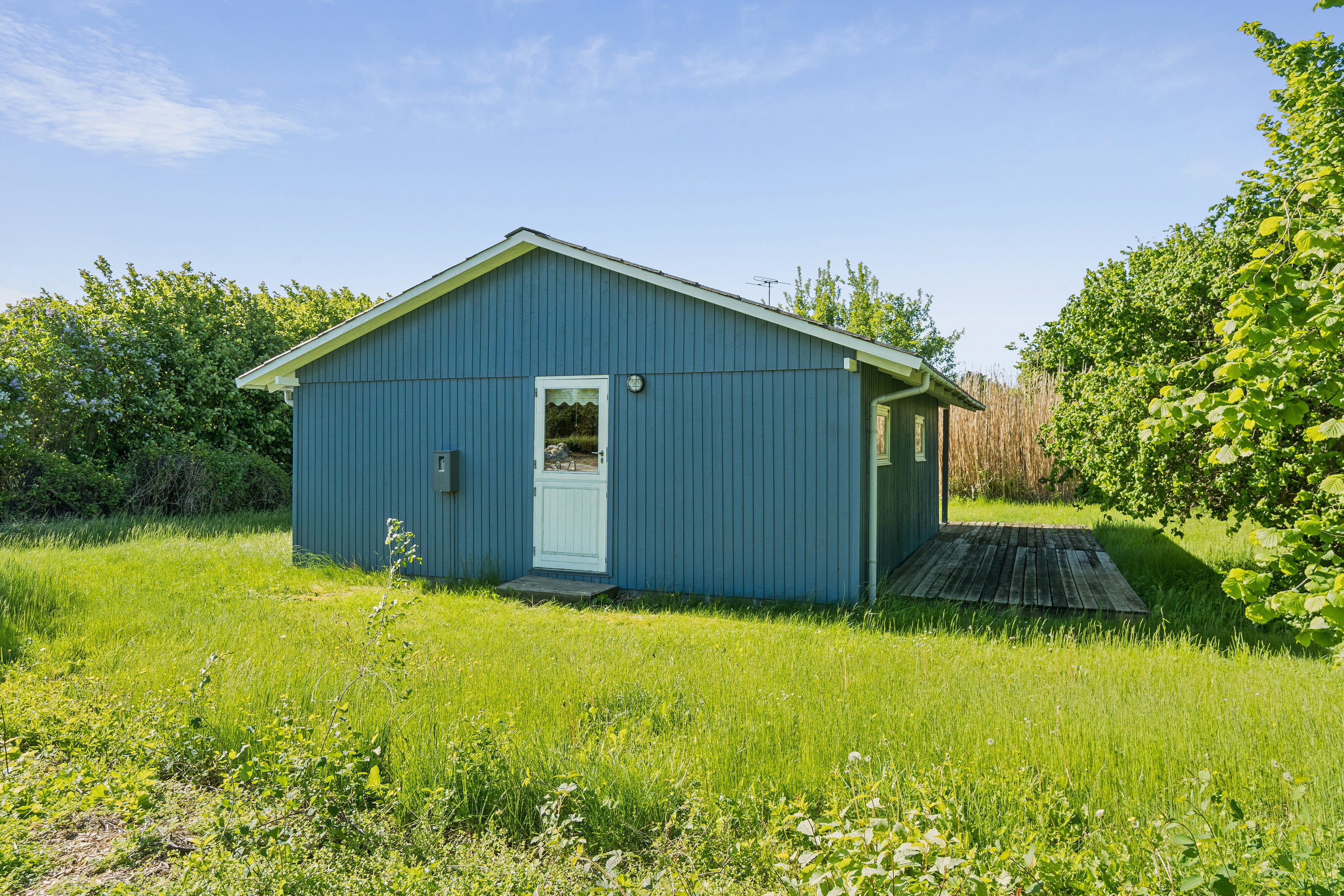 Fremhævet set fra haven billede i fuldskærmstilstand. Billede af Skovpibervej 6, Ll Kongsmark, 4200 Slagelse