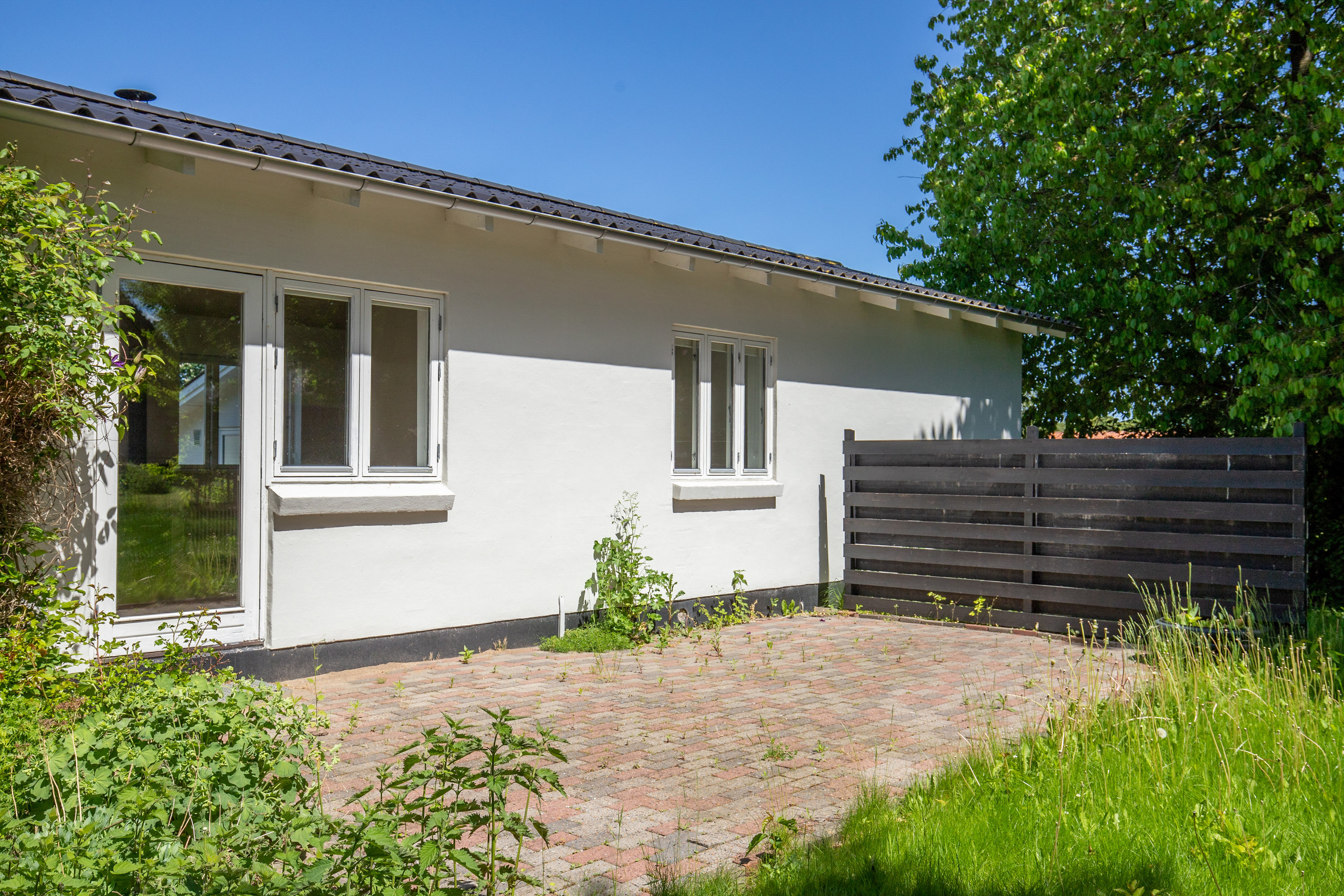 Fremhævet terrasse billede i fuldskærmstilstand. Billede af Gl. Bjært 34, 6091 Bjert