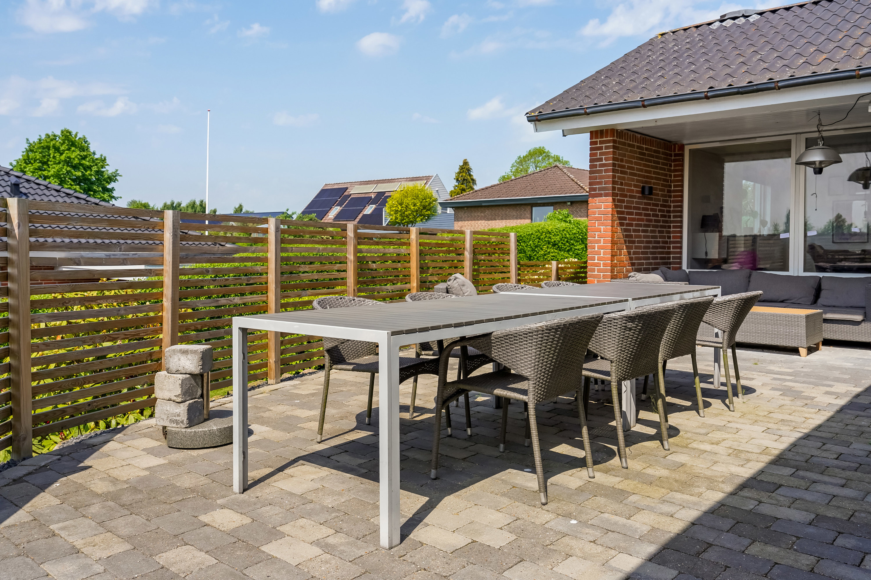 Fremhævet terrasse billede i fuldskærmstilstand. Billede af Dådyrvej 6, 7160 Tørring