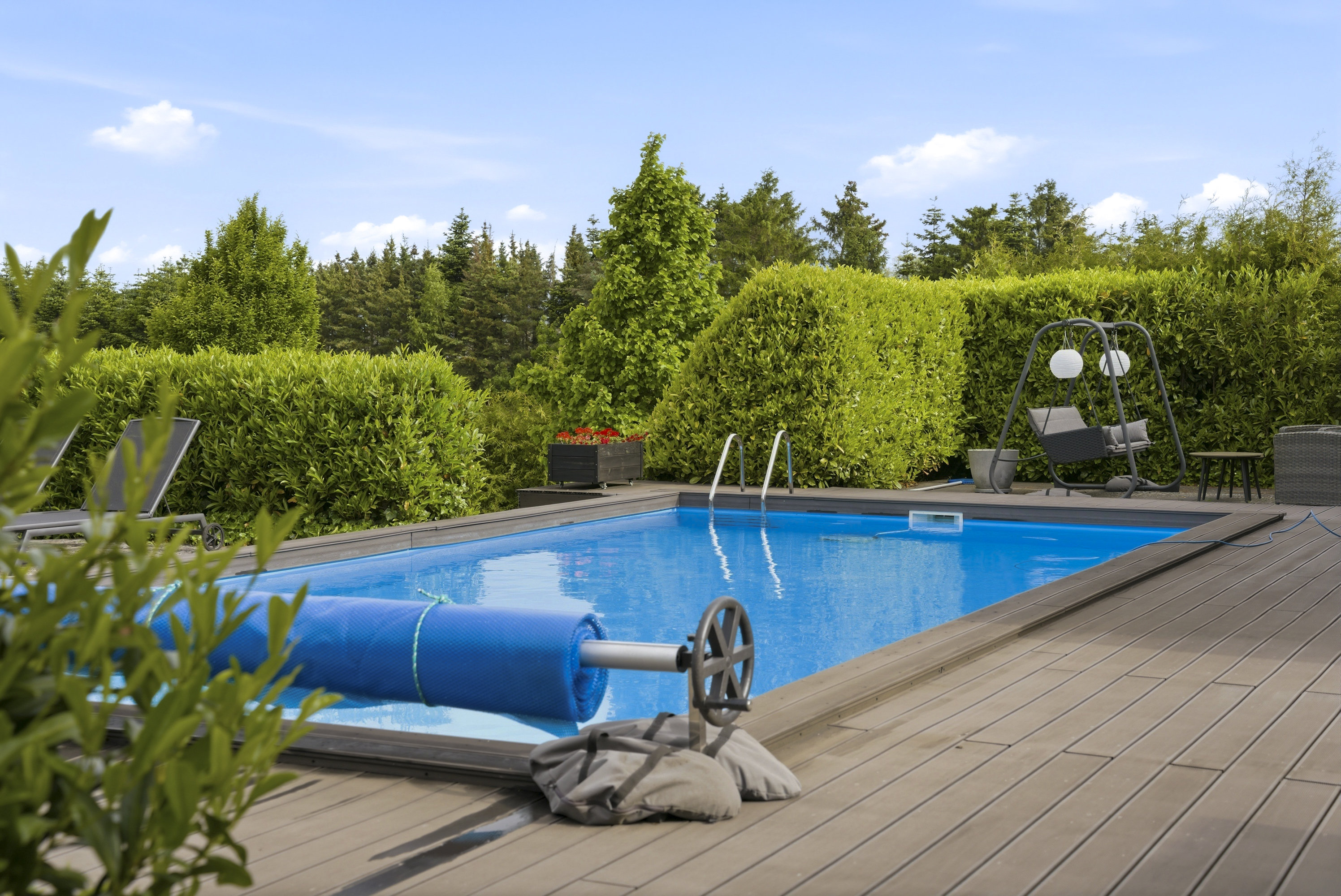 Fremhævet swimmingpool billede i fuldskærmstilstand. Billede af Overtvedvej 16, Allesø, 5270 Odense N
