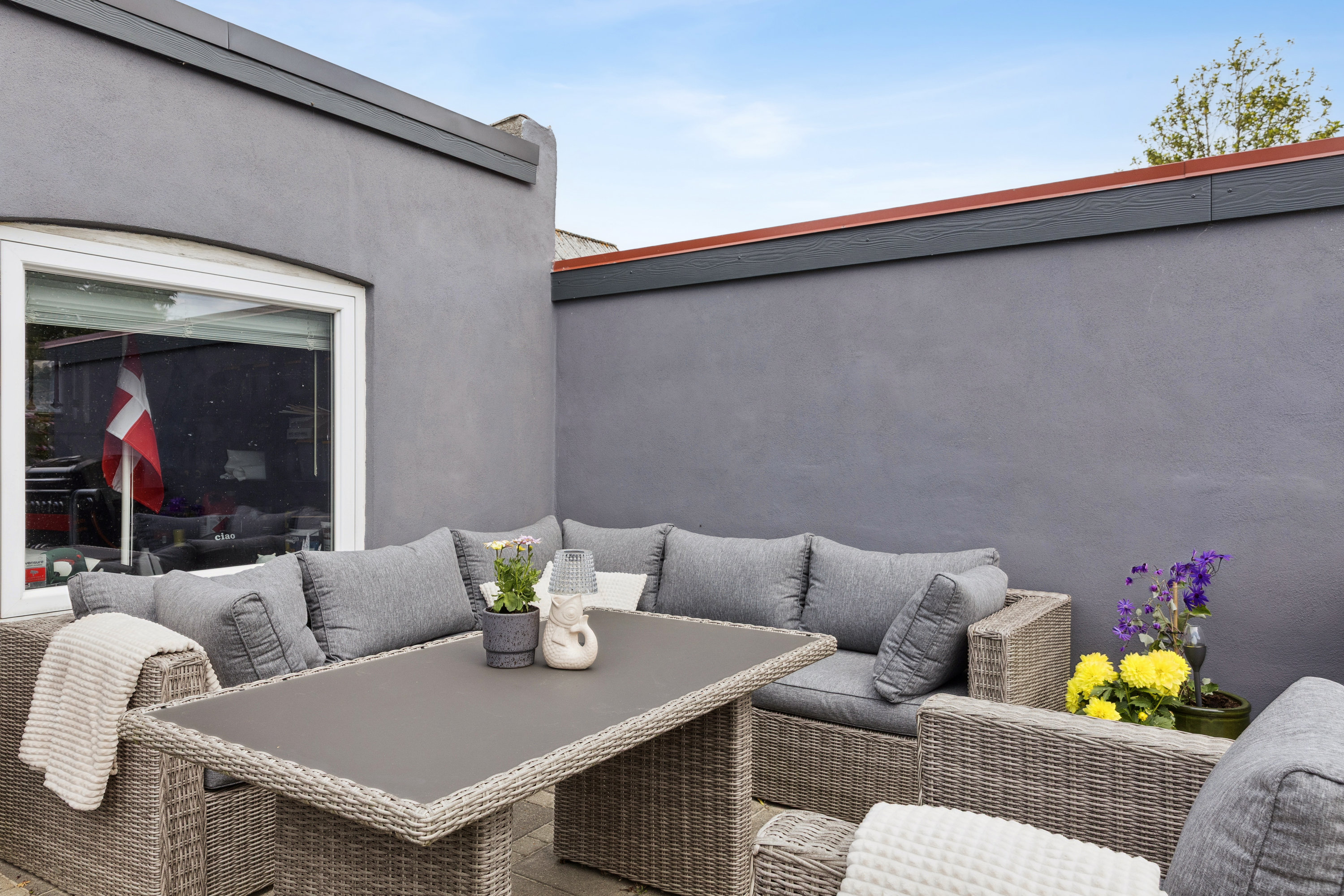 Fremhævet terrasse billede i fuldskærmstilstand. Billede af Skelvej 30, 5610 Assens