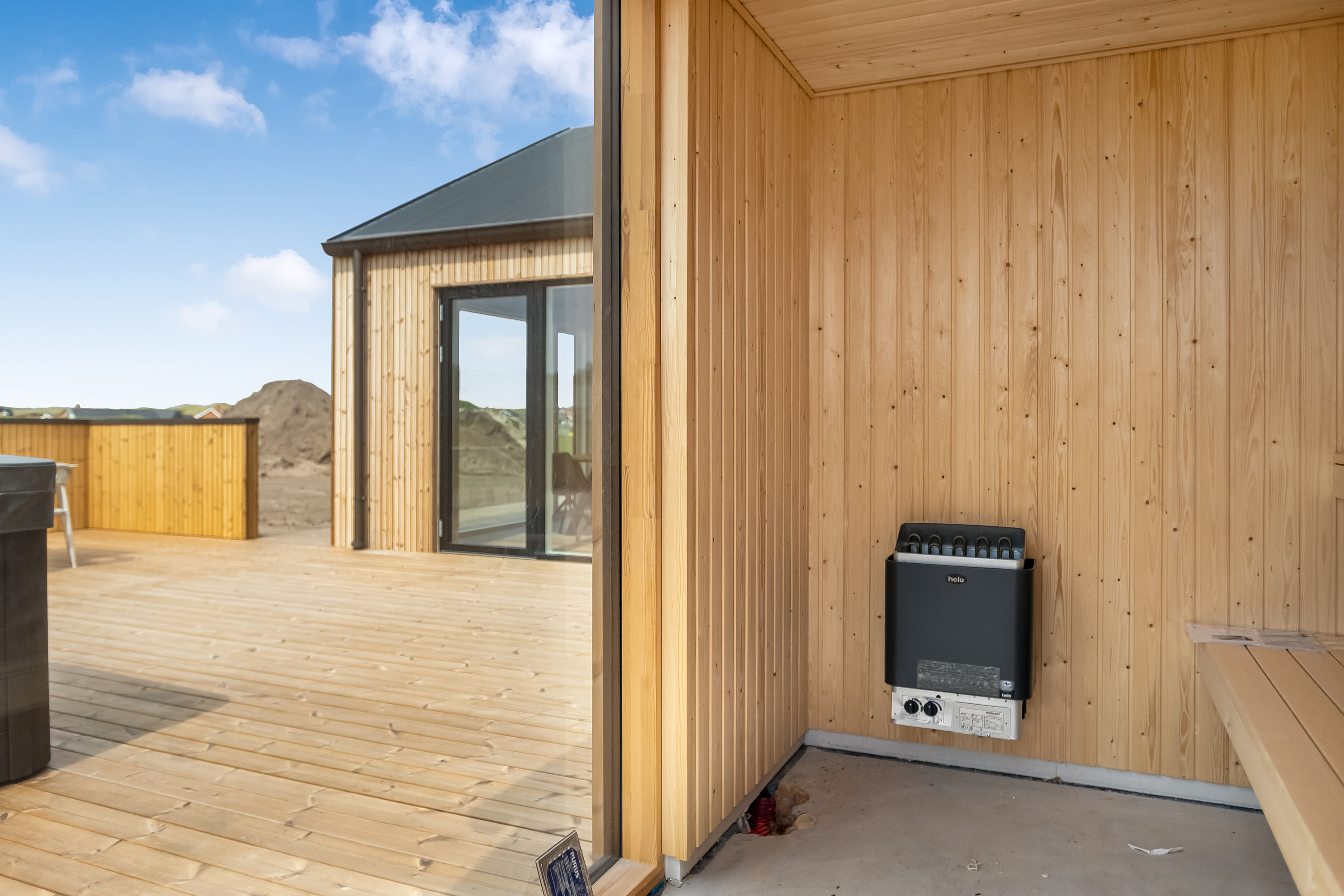 Fremhævet sauna billede i fuldskærmstilstand. Billede af Strandvænget 26, Vejlby, 7673 Harboøre