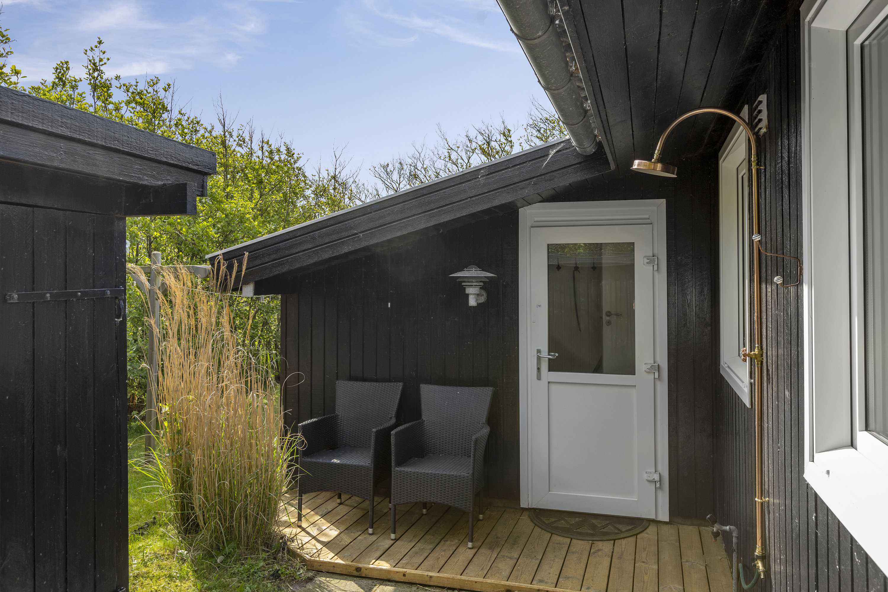 Fremhævet overdækket terrasse billede i fuldskærmstilstand. Billede af Engdraget 26, Rindby Strand, 6720 Fanø