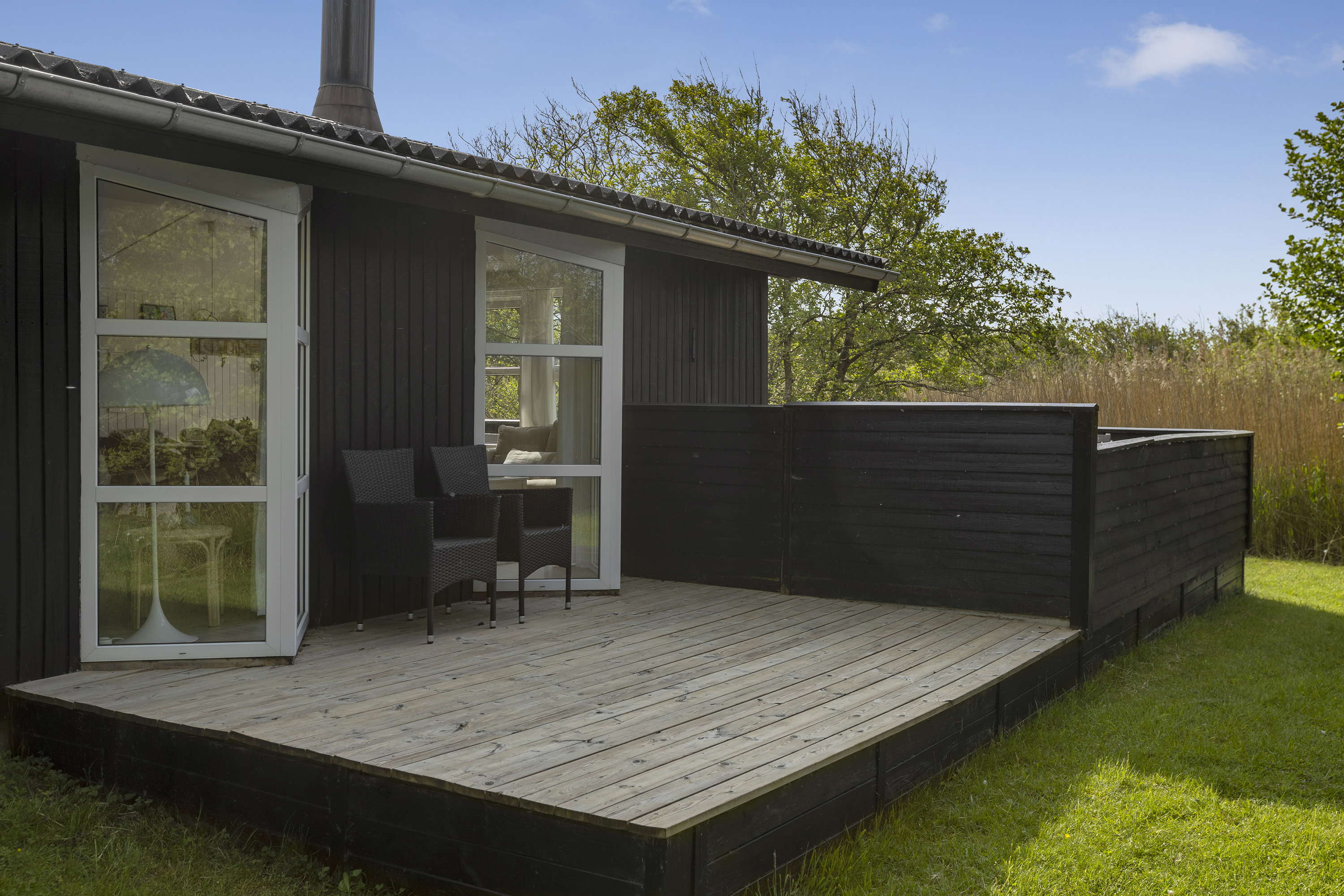 Fremhævet terrasse billede i fuldskærmstilstand. Billede af Engdraget 26, Rindby Strand, 6720 Fanø