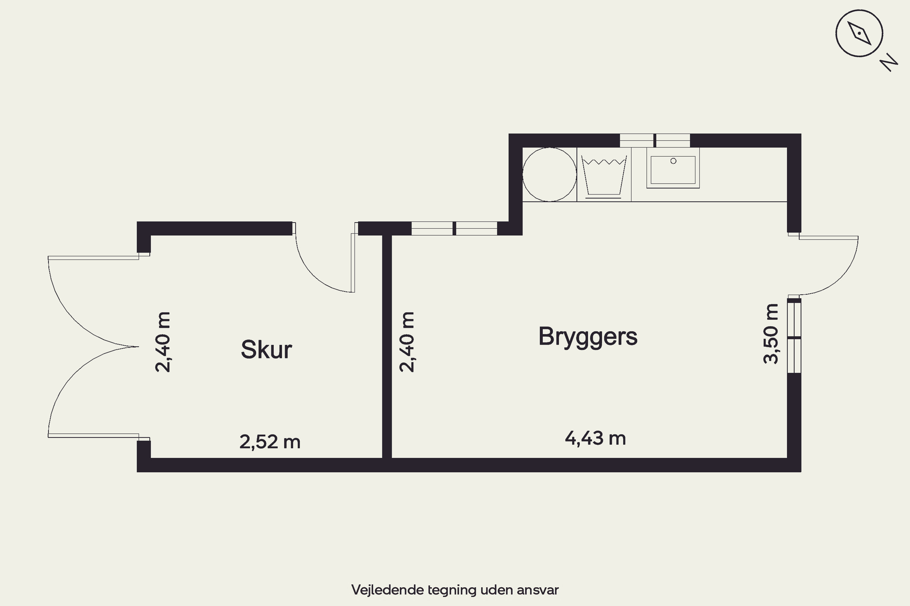 Plantegninger billede af Kongens Vænge 171, 3400 Hillerød