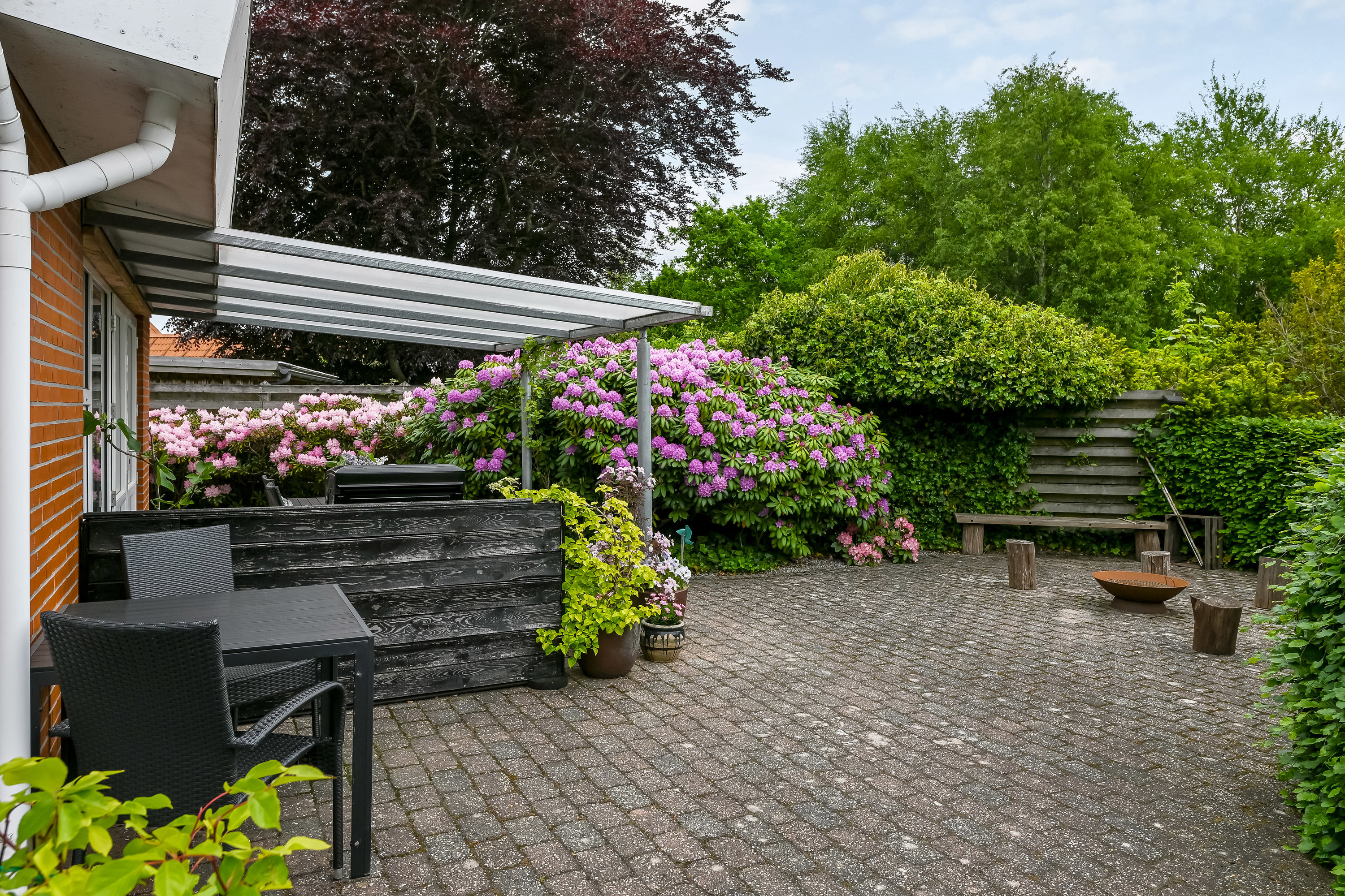 Fremhævet terrasse billede i fuldskærmstilstand. Billede af Strandvejen 15, 6840 Oksbøl