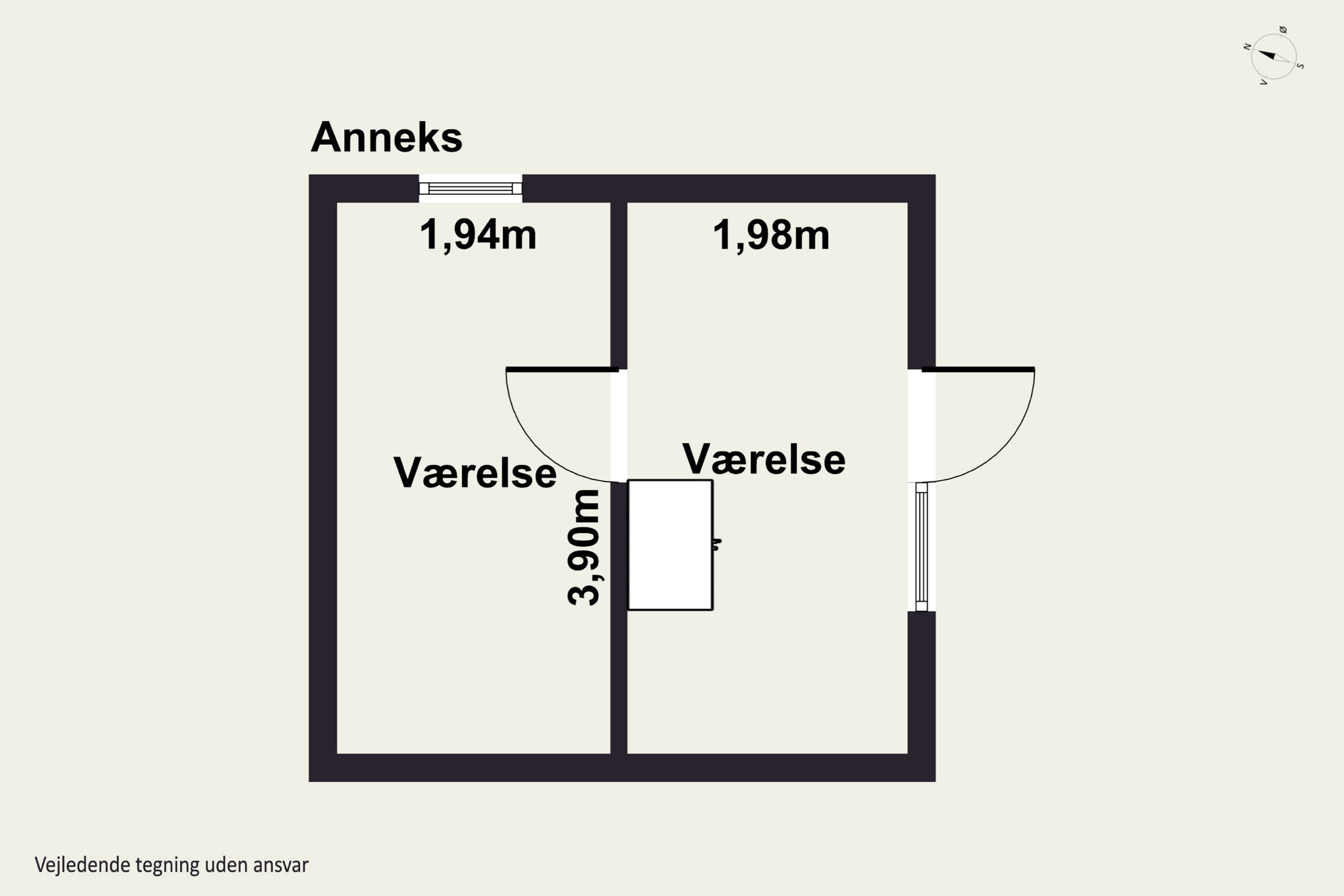 Plantegninger billede af Hybenvej 3, Nødebohuse, 3390 Hundested