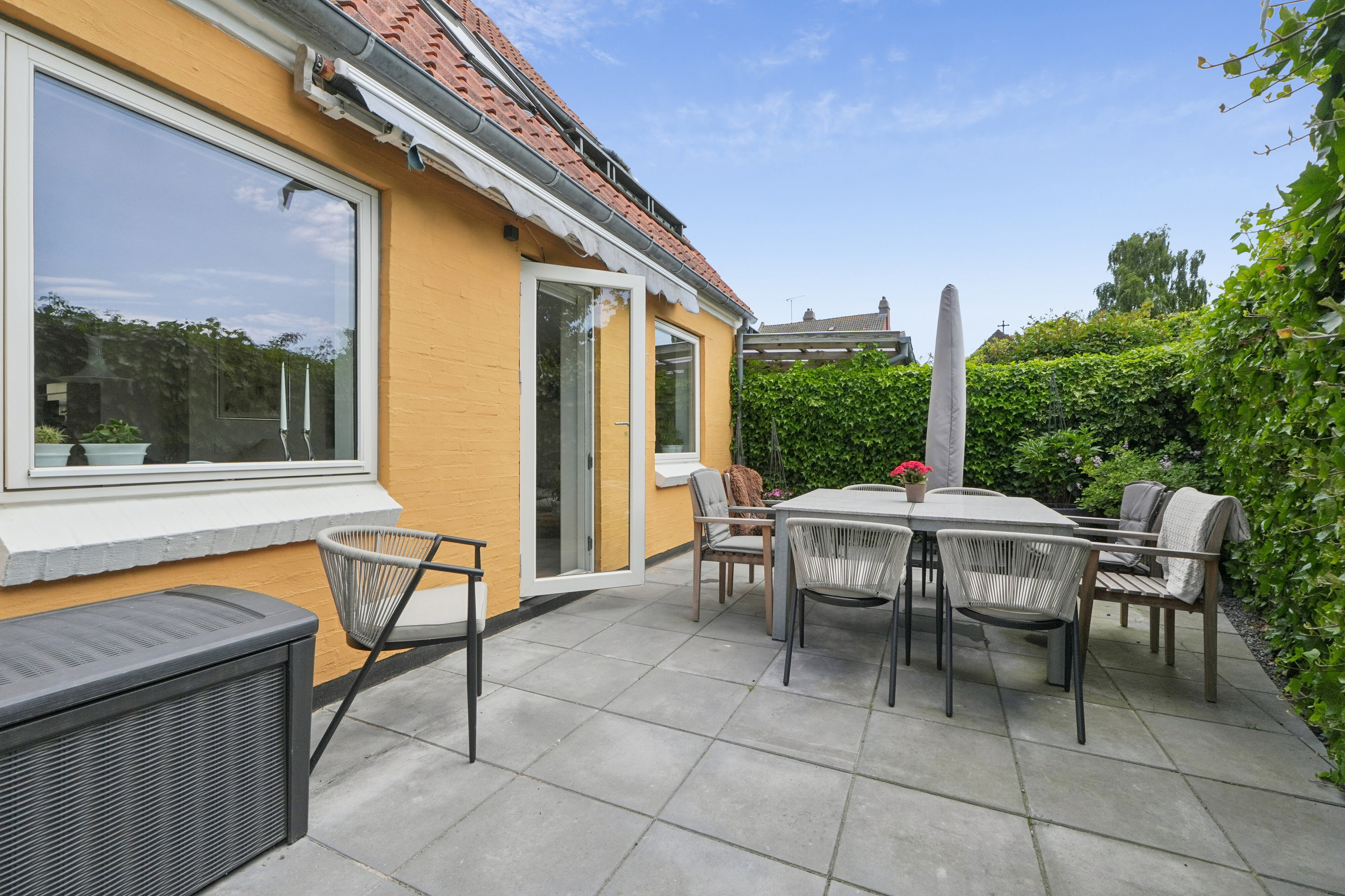 Fremhævet terrasse billede i fuldskærmstilstand. Billede af Nørreport 8, 5900 Rudkøbing