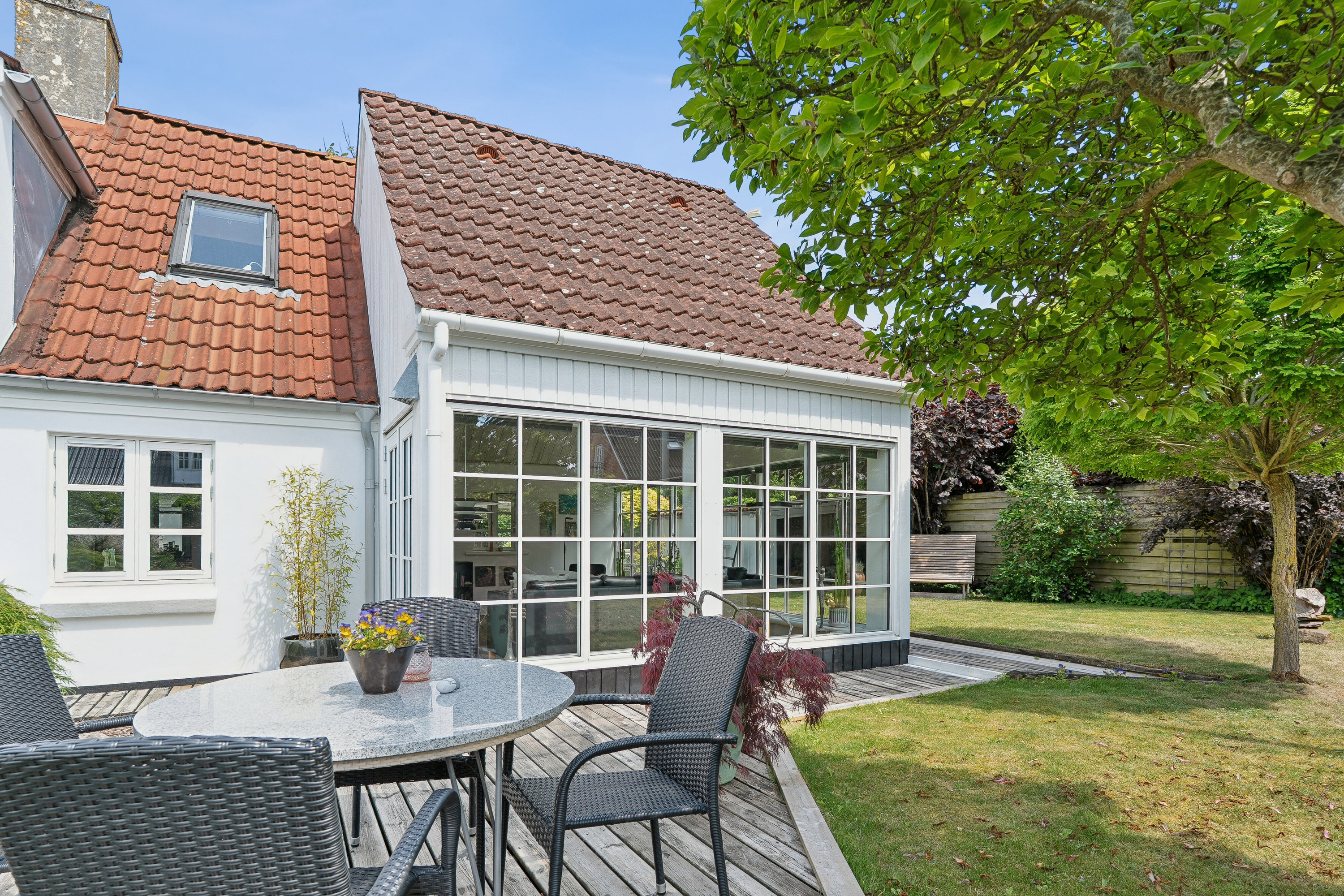 Fremhævet terrasse billede i fuldskærmstilstand. Billede af Lundegårdsvej 9, 4720 Præstø