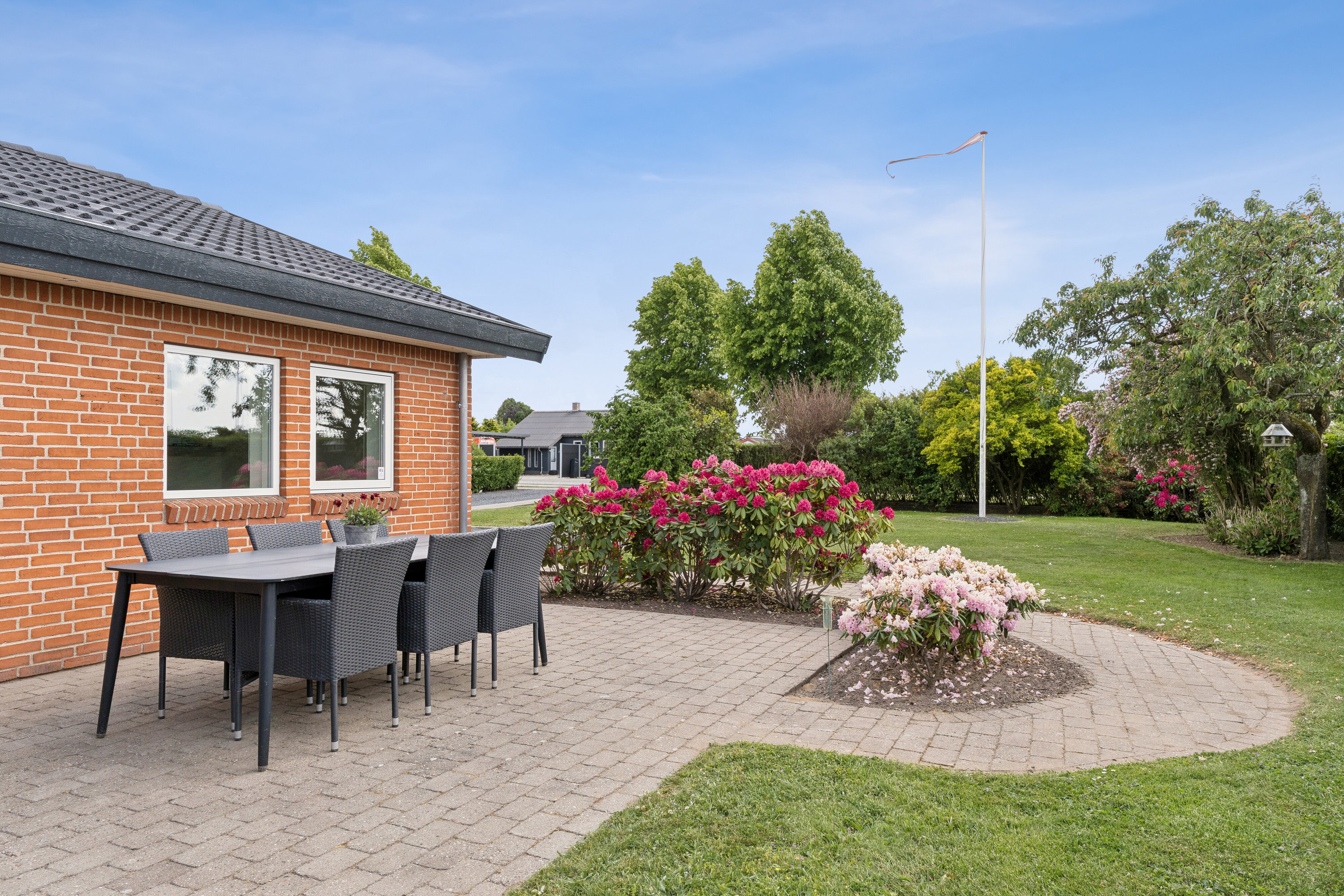 Fremhævet terrasse billede i fuldskærmstilstand. Billede af Tøndervej 26B, 6340 Kruså