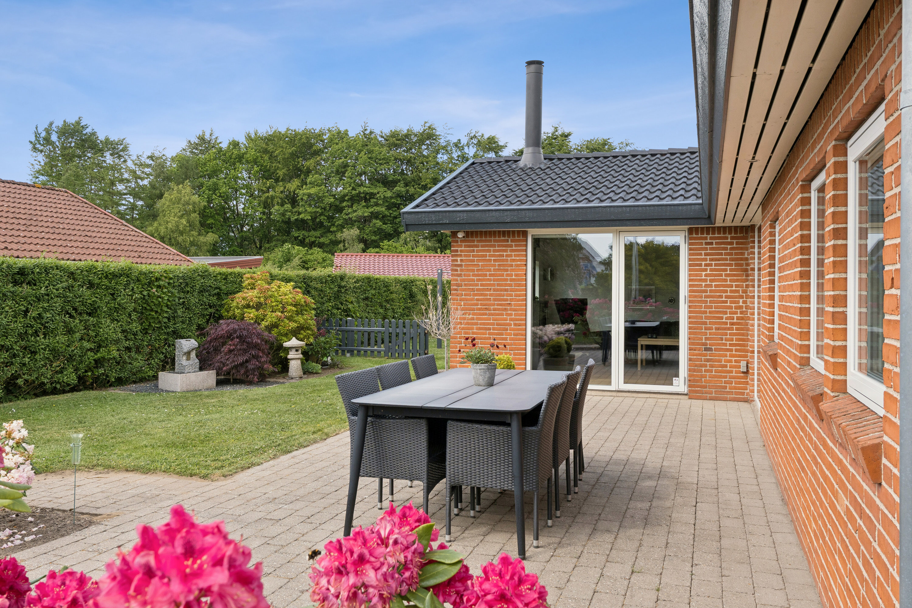 Fremhævet terrasse billede i fuldskærmstilstand. Billede af Tøndervej 26B, 6340 Kruså