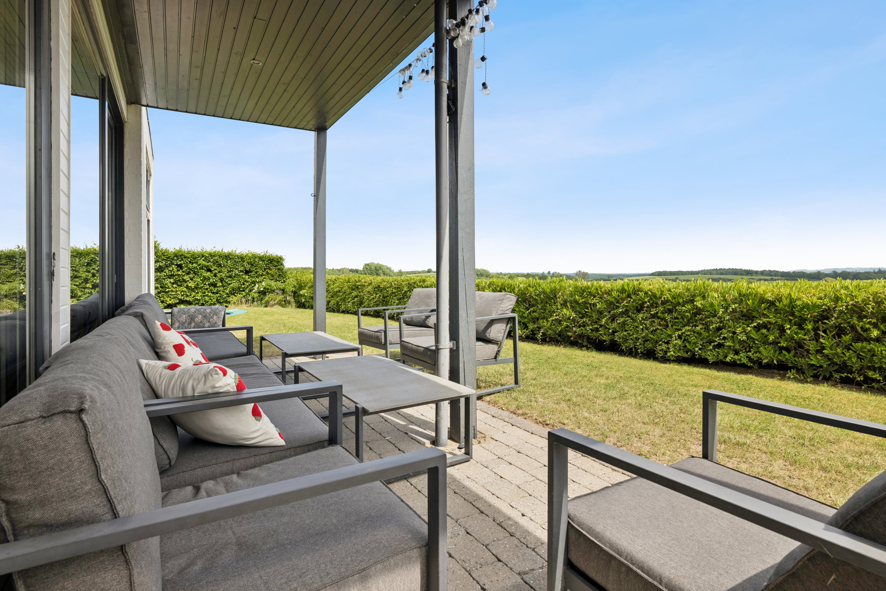 Fremhævet terrasse billede i fuldskærmstilstand. Billede af Fruenshøj 32, Løgten, 8541 Skødstrup