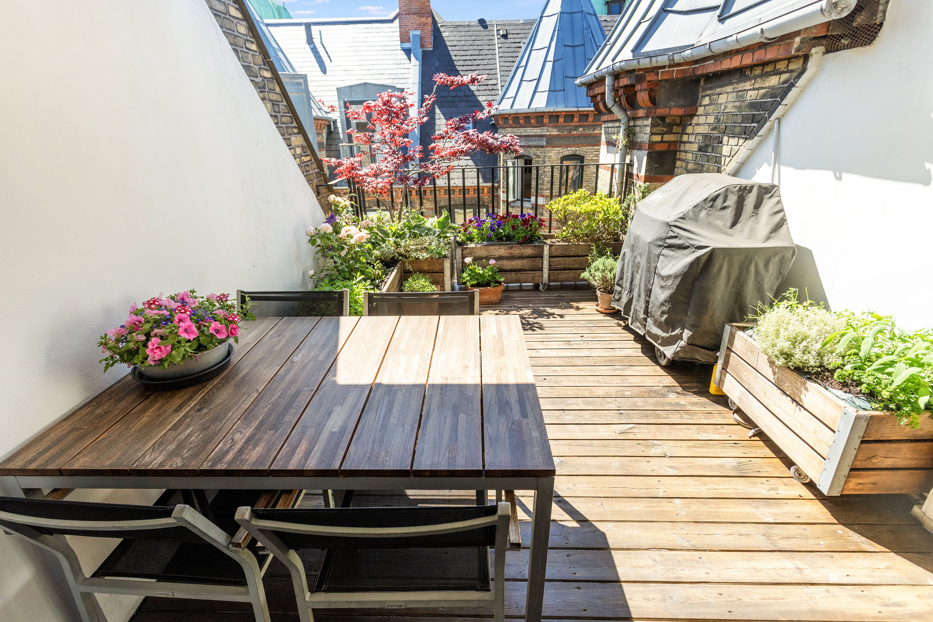 Fremhævet terrasse billede i fuldskærmstilstand. Billede af Vester Voldgade 4, 5., 1552 København V