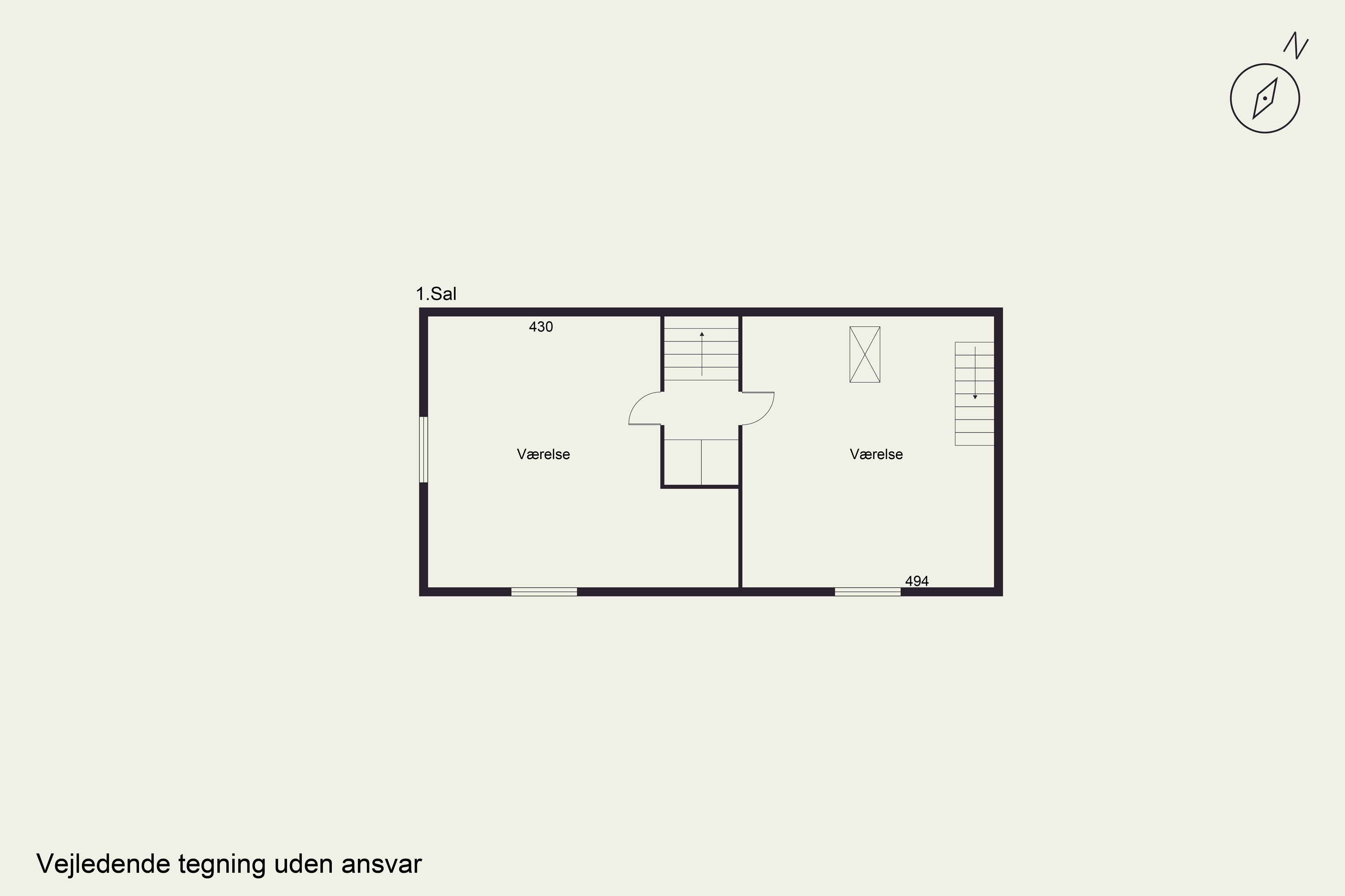 Plantegninger billede af Bysmedevej 30, st.. th., 8381 Tilst