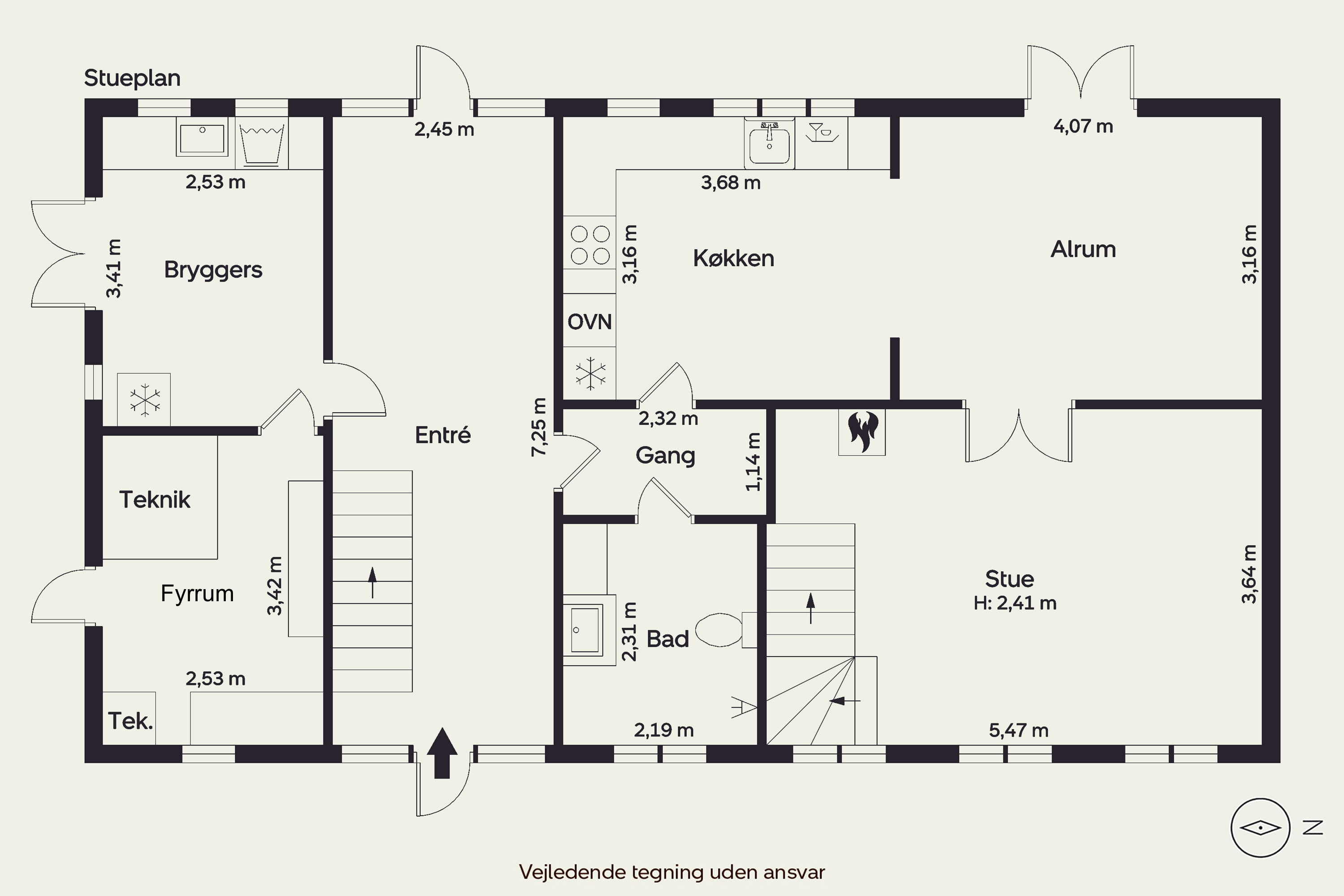 Plantegninger billede af Strædet 16, Nørre Herlev, 3400 Hillerød