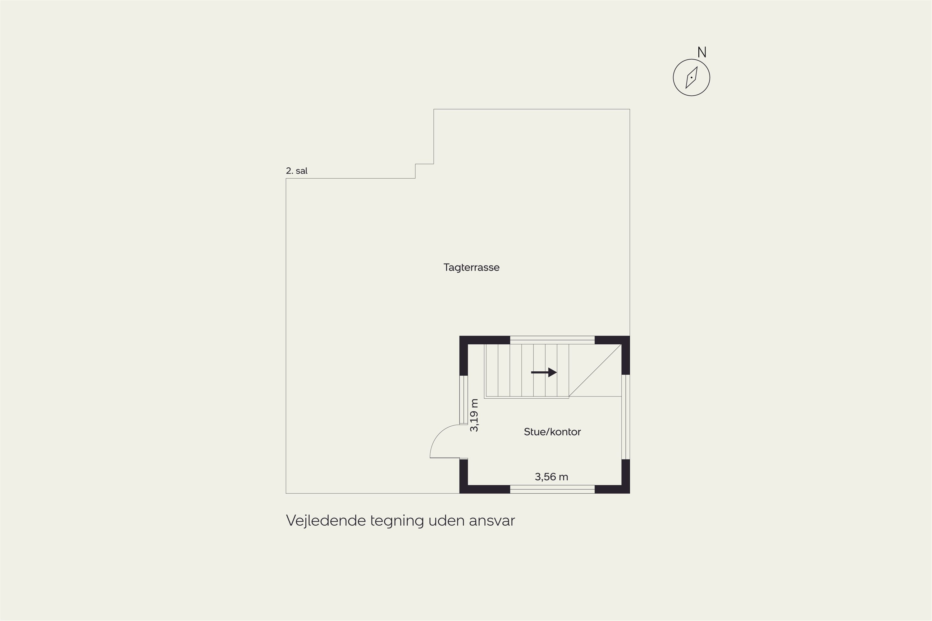 Plantegninger billede af Ordrupvej 39B, 1., 2920 Charlottenlund