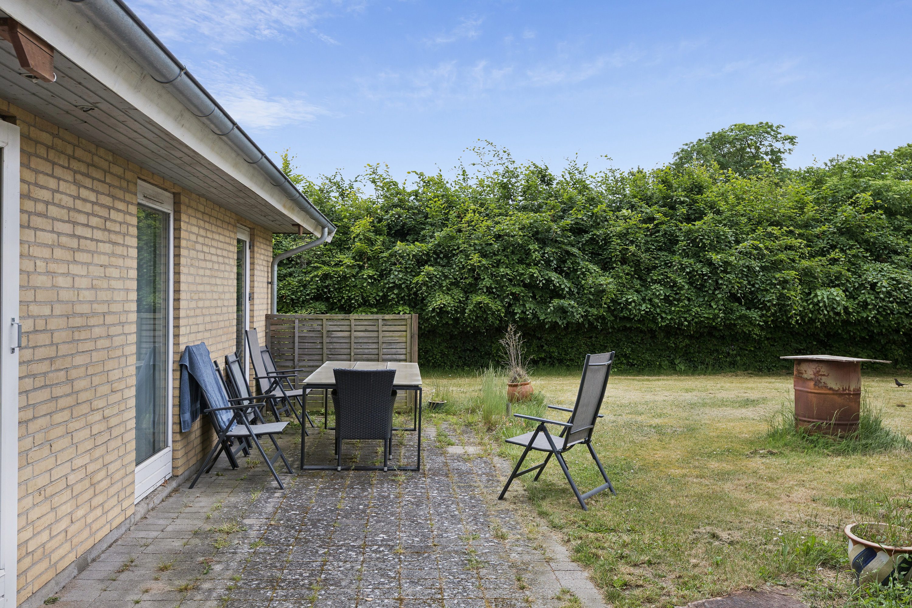 Fremhævet terrasse billede i fuldskærmstilstand. Billede af Teglvej 4A, Tappernøje, 4733 Tappernøje