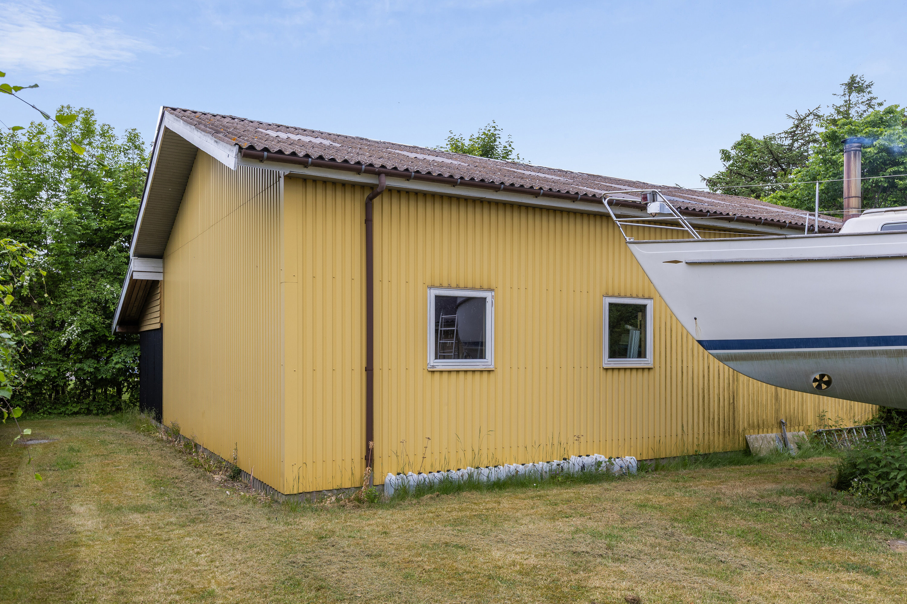 Fremhævet set fra haven billede i fuldskærmstilstand. Billede af Teglvej 4A, Tappernøje, 4733 Tappernøje