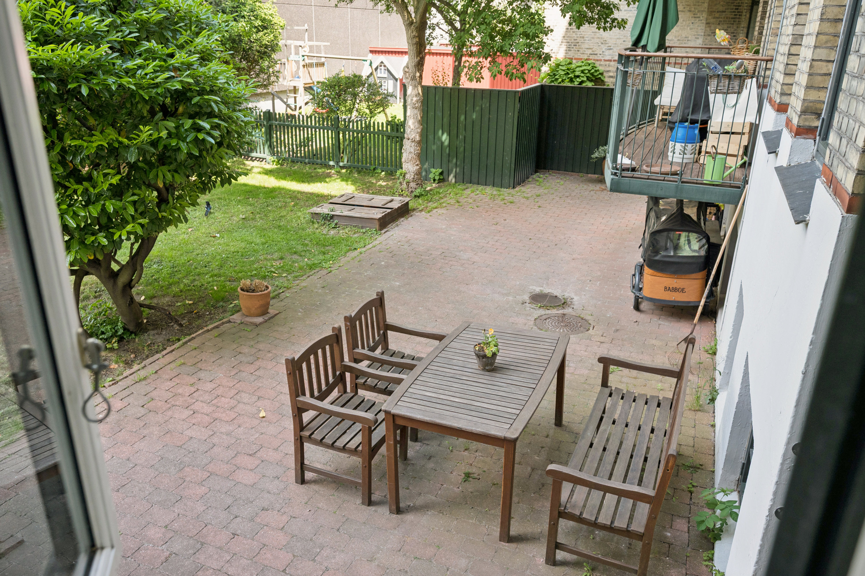 Fremhævet terrasse billede i fuldskærmstilstand. Billede af Carit Etlars Vej 10, st.. tv., 1814 Frederiksberg C