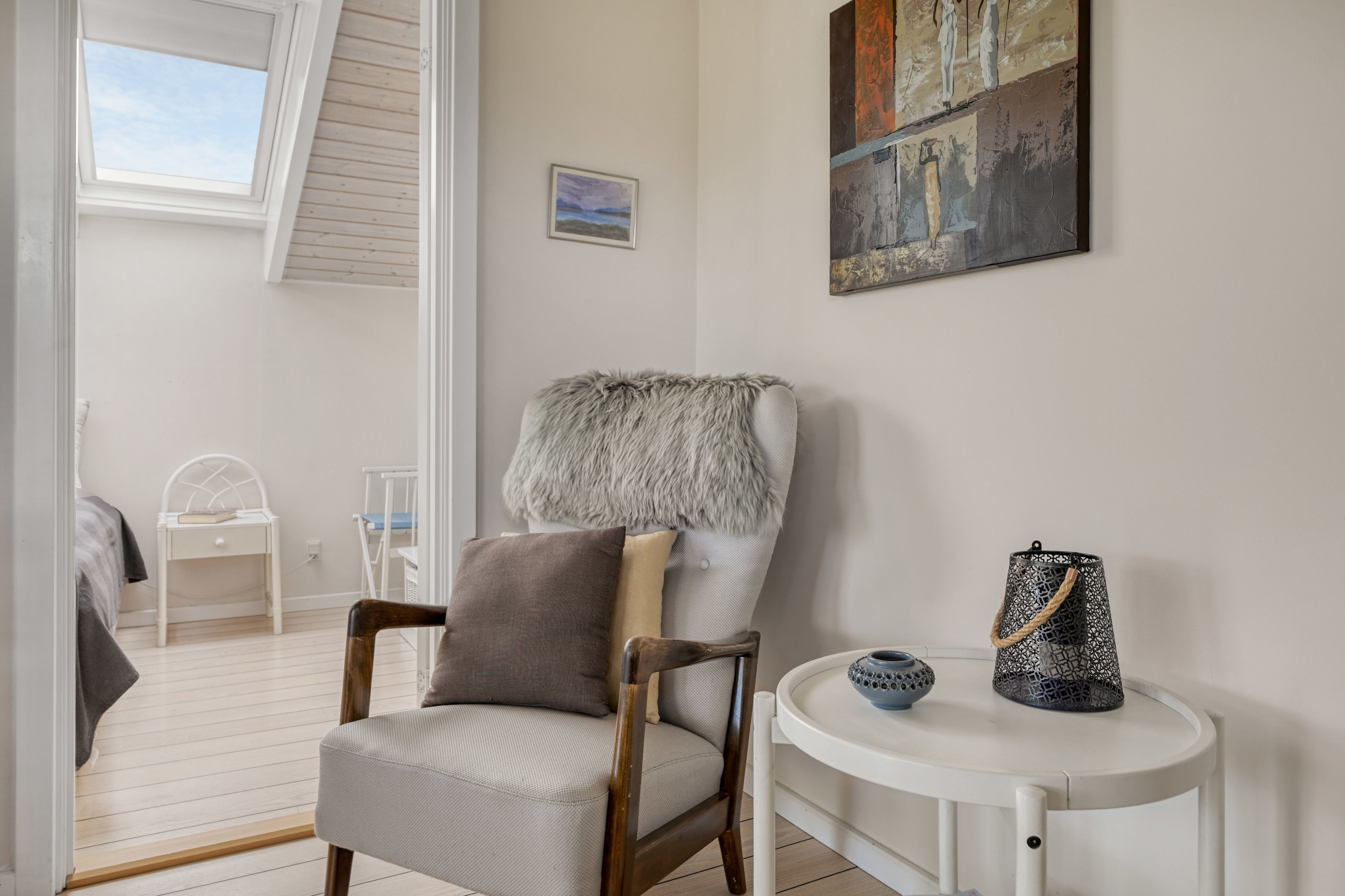Fremhævet stue billede i fuldskærmstilstand. Billede af Kirkevejen 55, Rindby Strand, 6720 Fanø